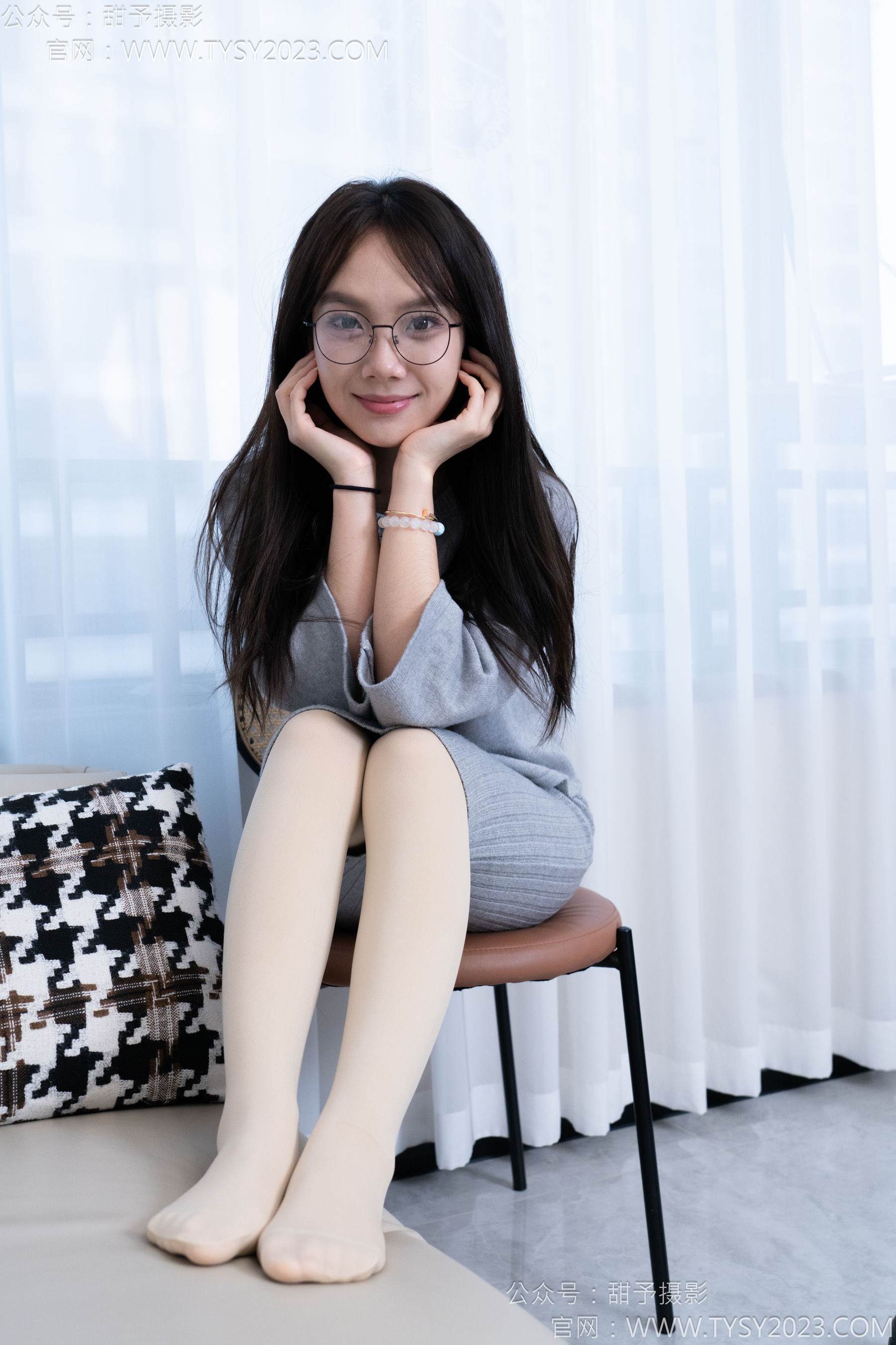 甜予摄影 No.174 贝壳 - 平底鞋、厚肉丝/(130P)