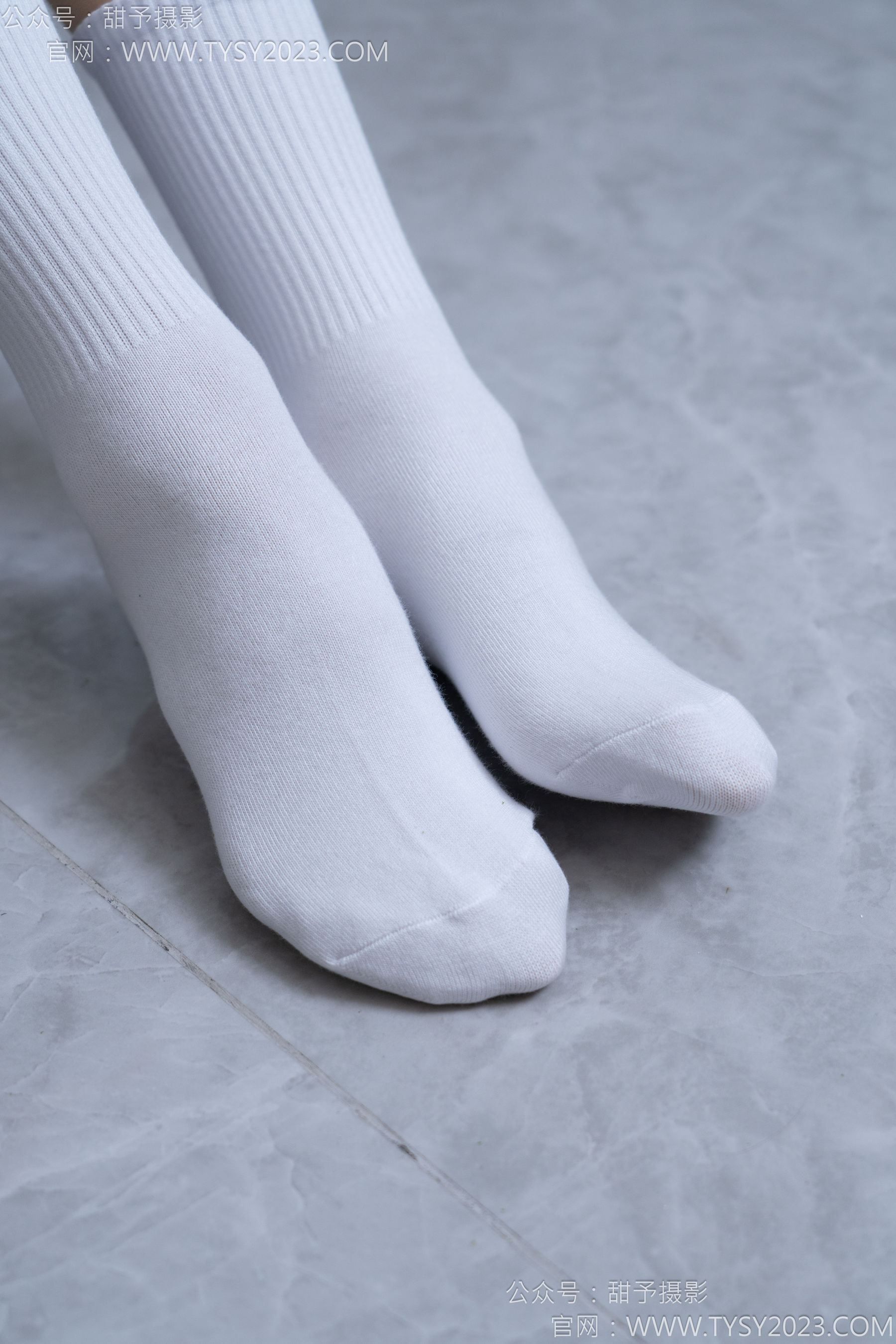 甜予摄影 No.185 珞珞 - 皮鞋、白棉袜、厚肉丝/(130P)
