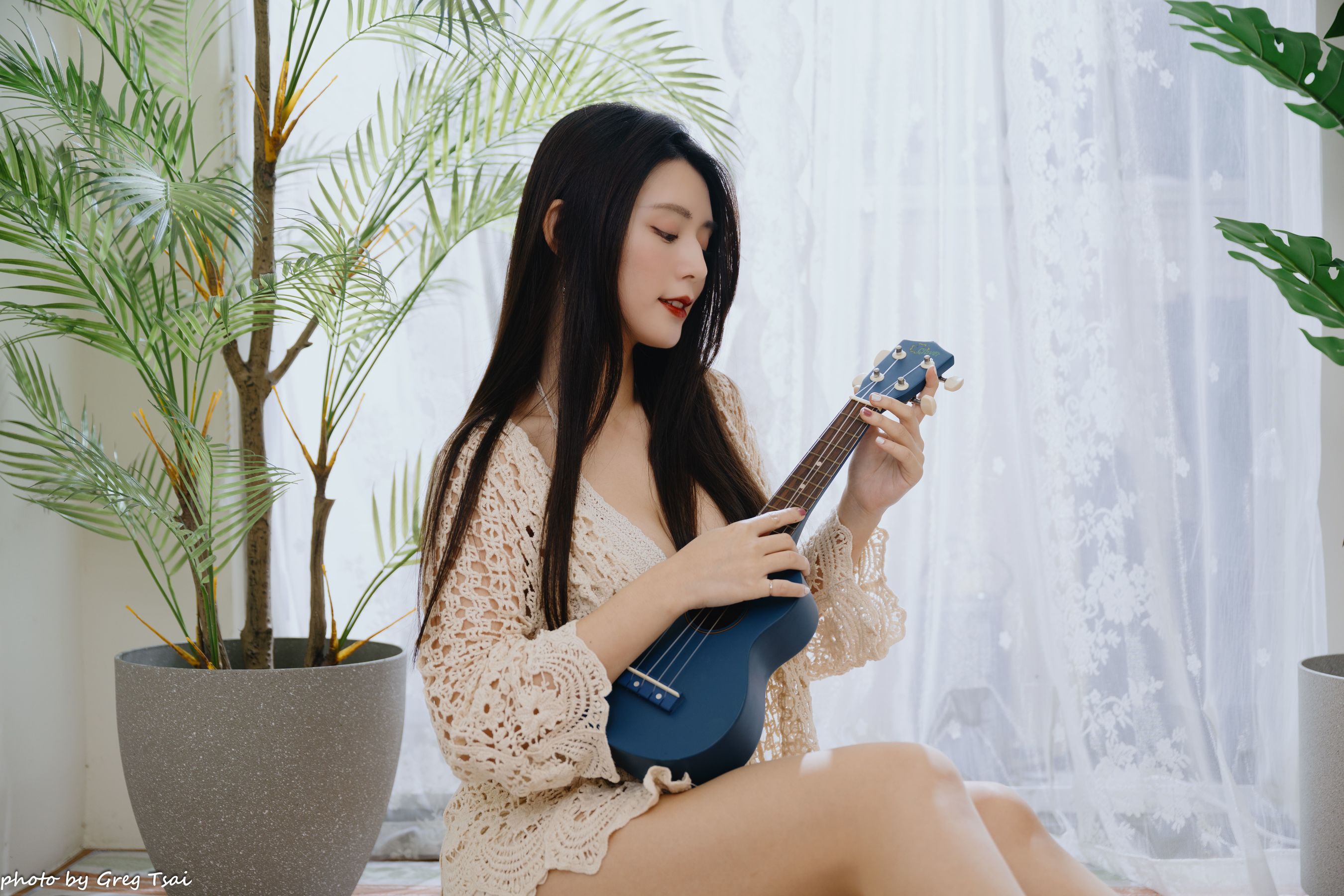 筱筱 - 休闲居家棚拍/(100P)