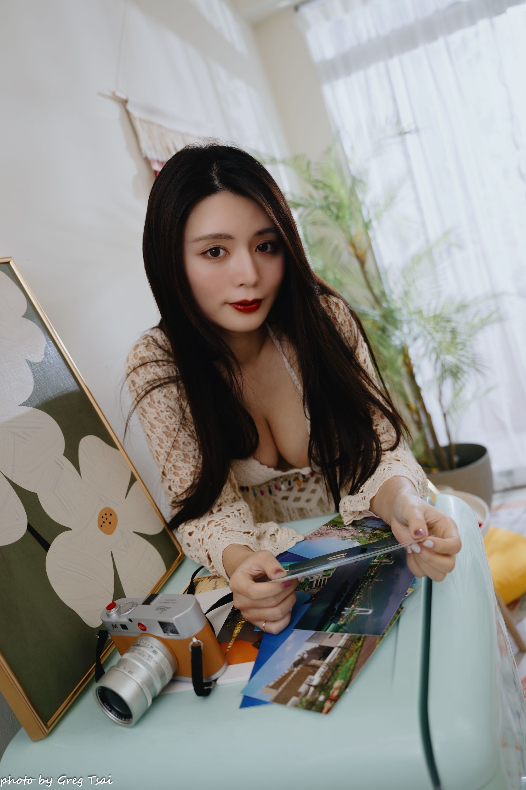 筱筱 - 休闲居家棚拍/(100P)