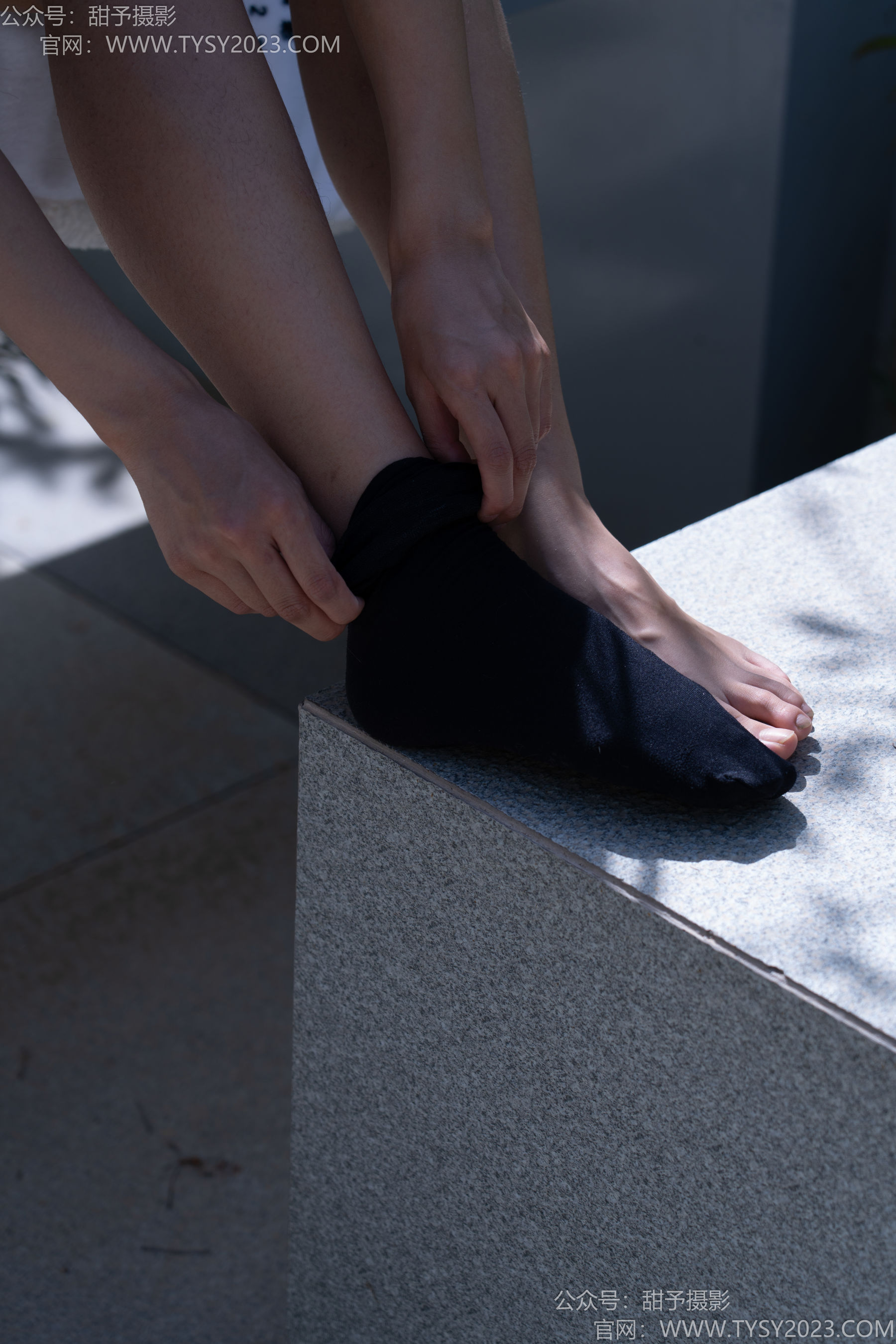 甜予摄影 No.193 小甜桃 - 皮鞋、大腿袜、裸足/(129P)