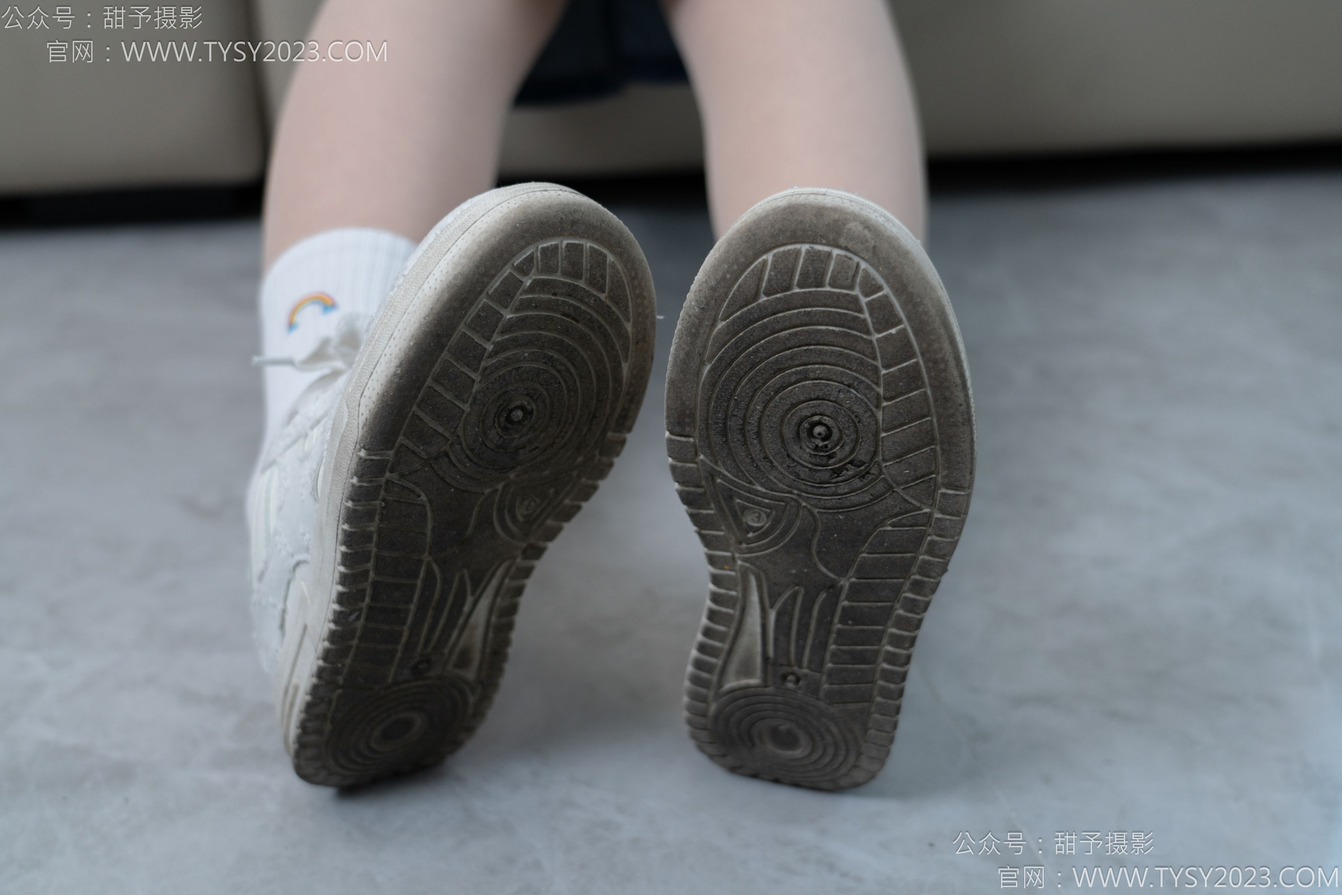 甜予摄影 No.151 小葵 - 板鞋、白棉袜、薄肉丝/(130P)