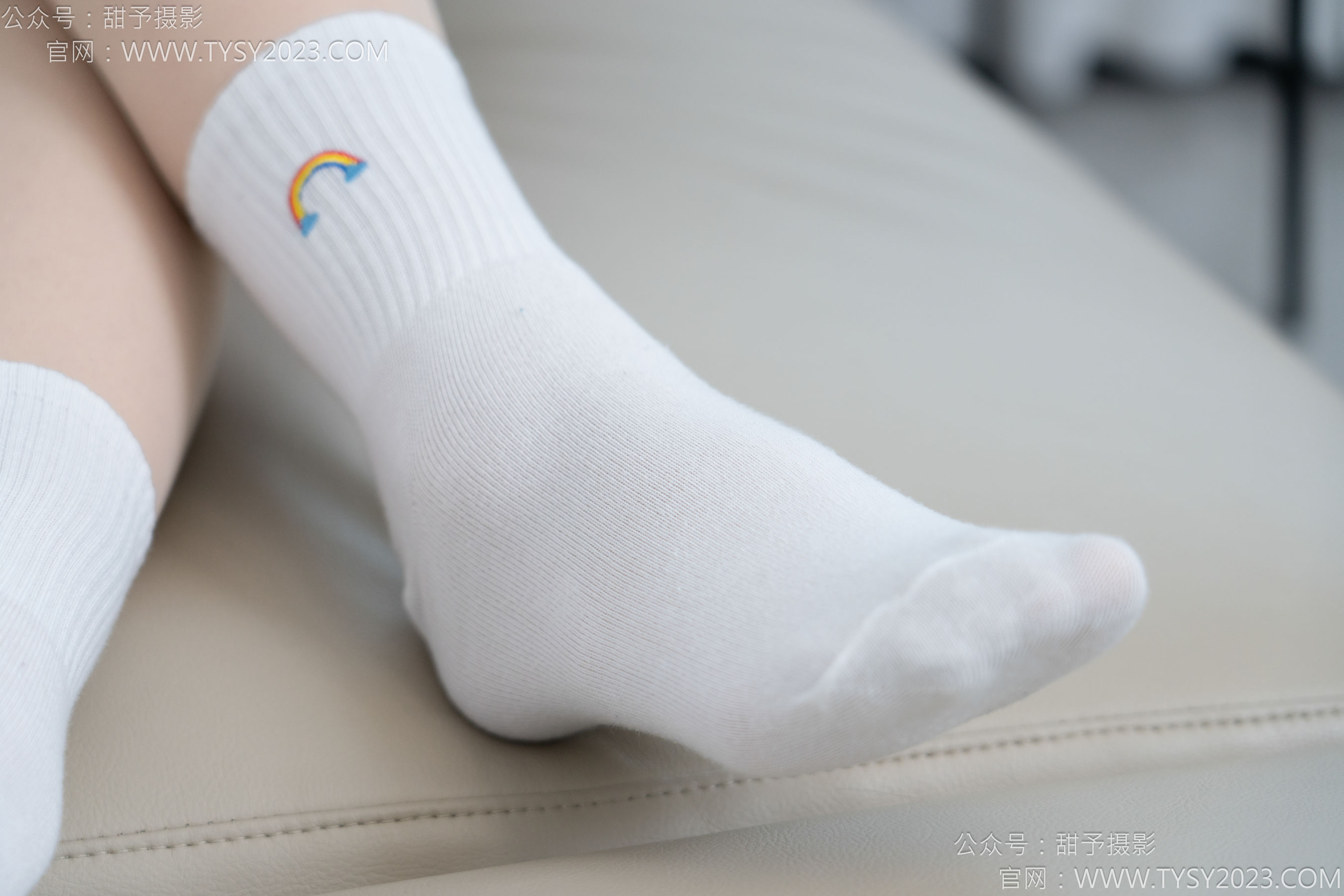甜予摄影 No.151 小葵 - 板鞋、白棉袜、薄肉丝/(130P)