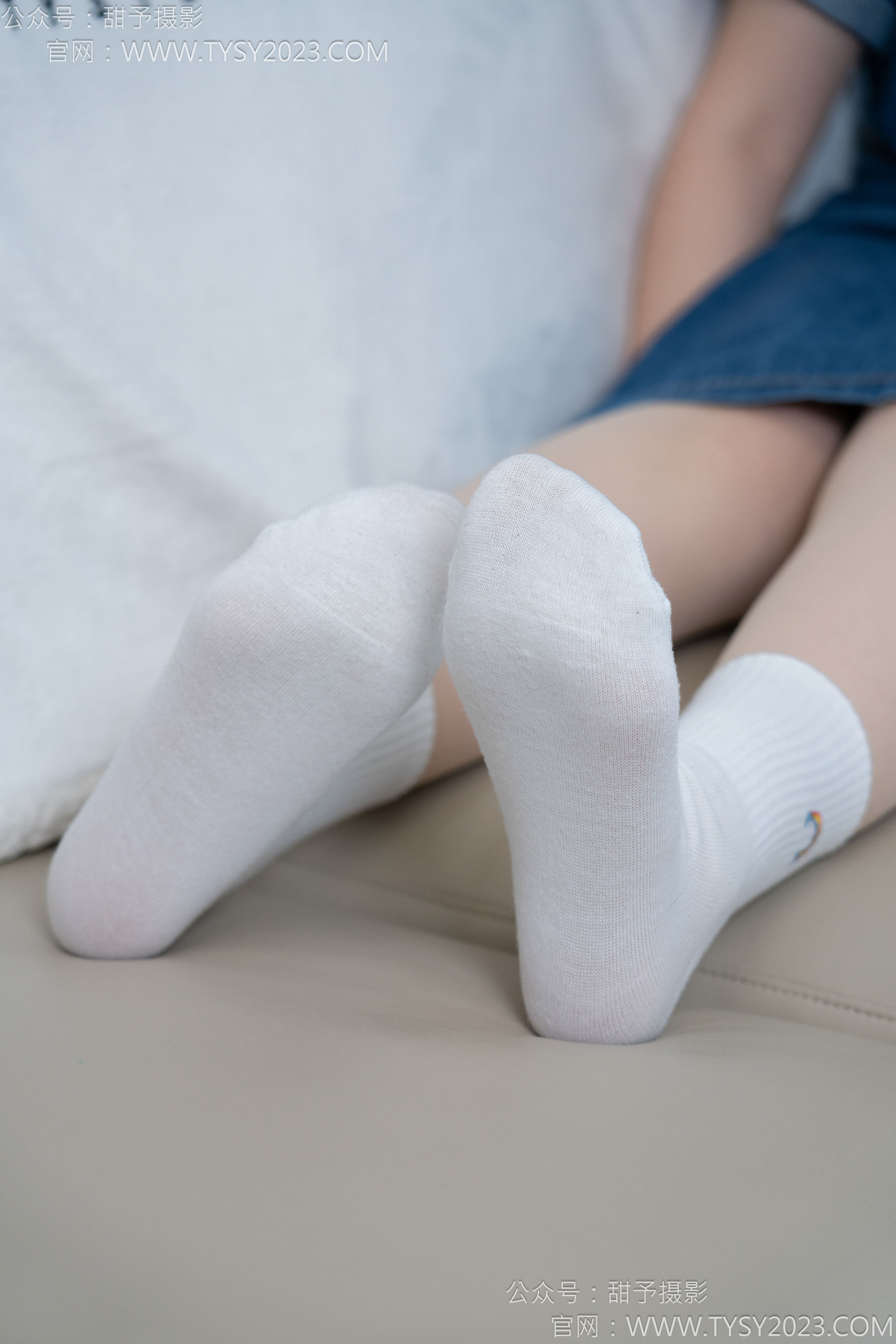 甜予摄影 No.151 小葵 - 板鞋、白棉袜、薄肉丝/(130P)