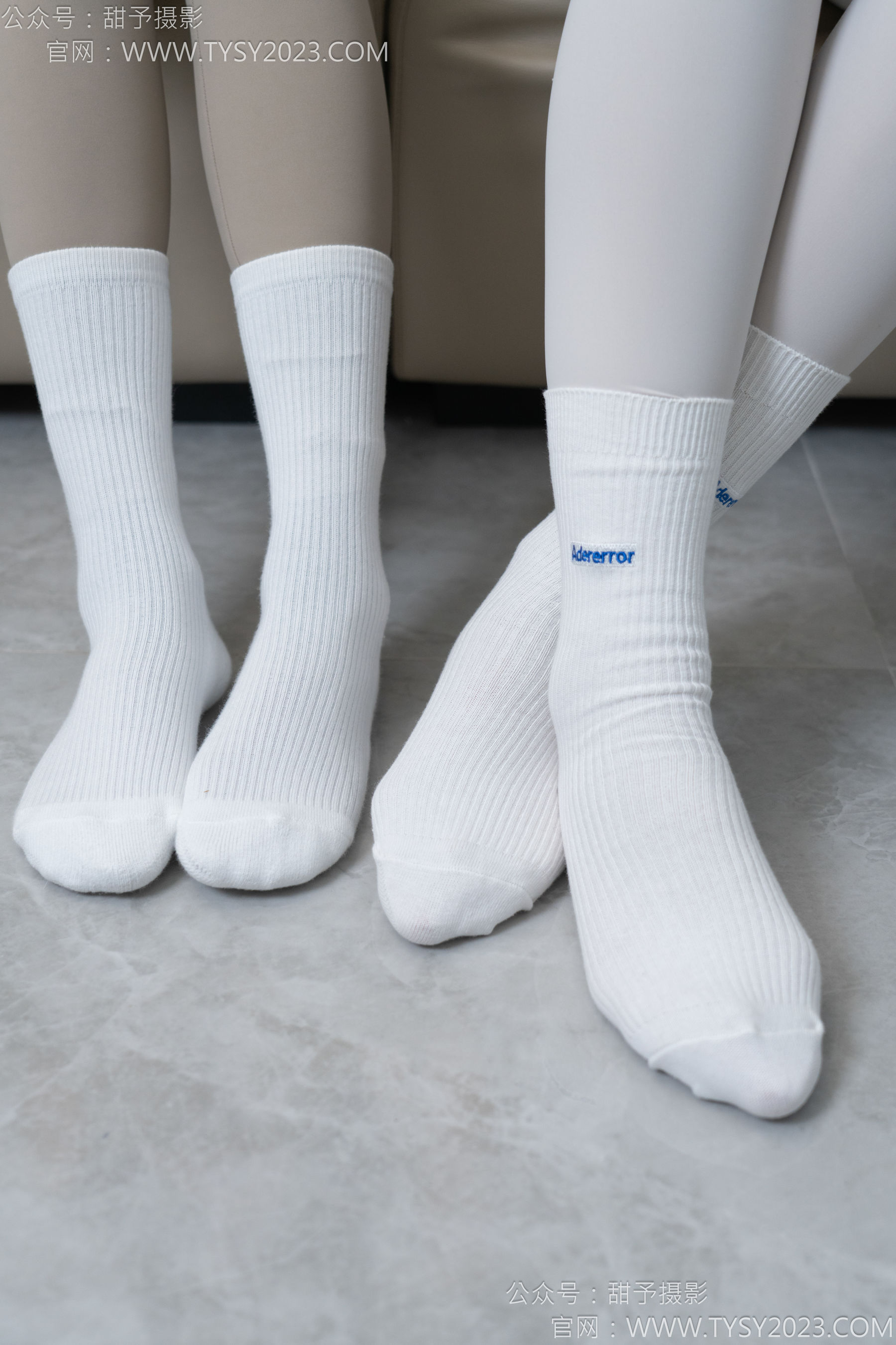 甜予摄影 No.157 澜澜&咖啡豆 - 帆布鞋、板鞋、白棉袜、薄黑丝、薄肉丝/(144P)