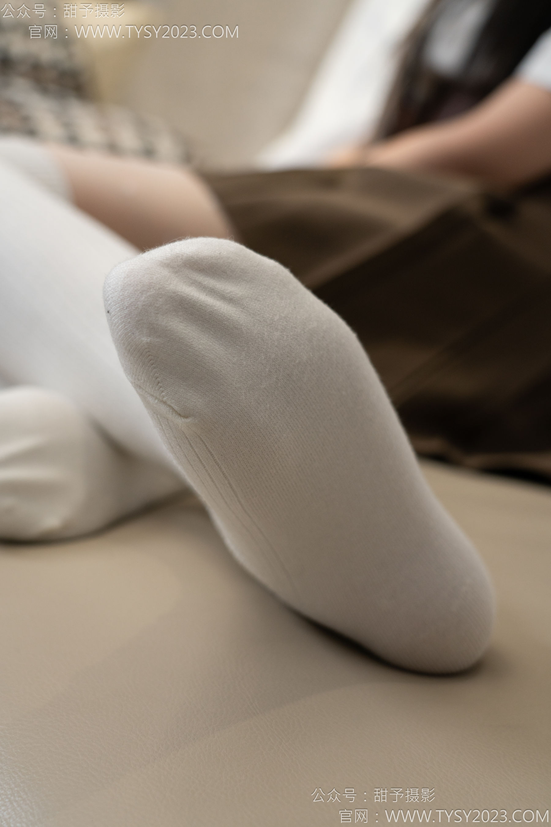 甜予摄影 No.150 澜澜 - 皮鞋、大腿袜、小腿袜、波点白丝袜/(162P)