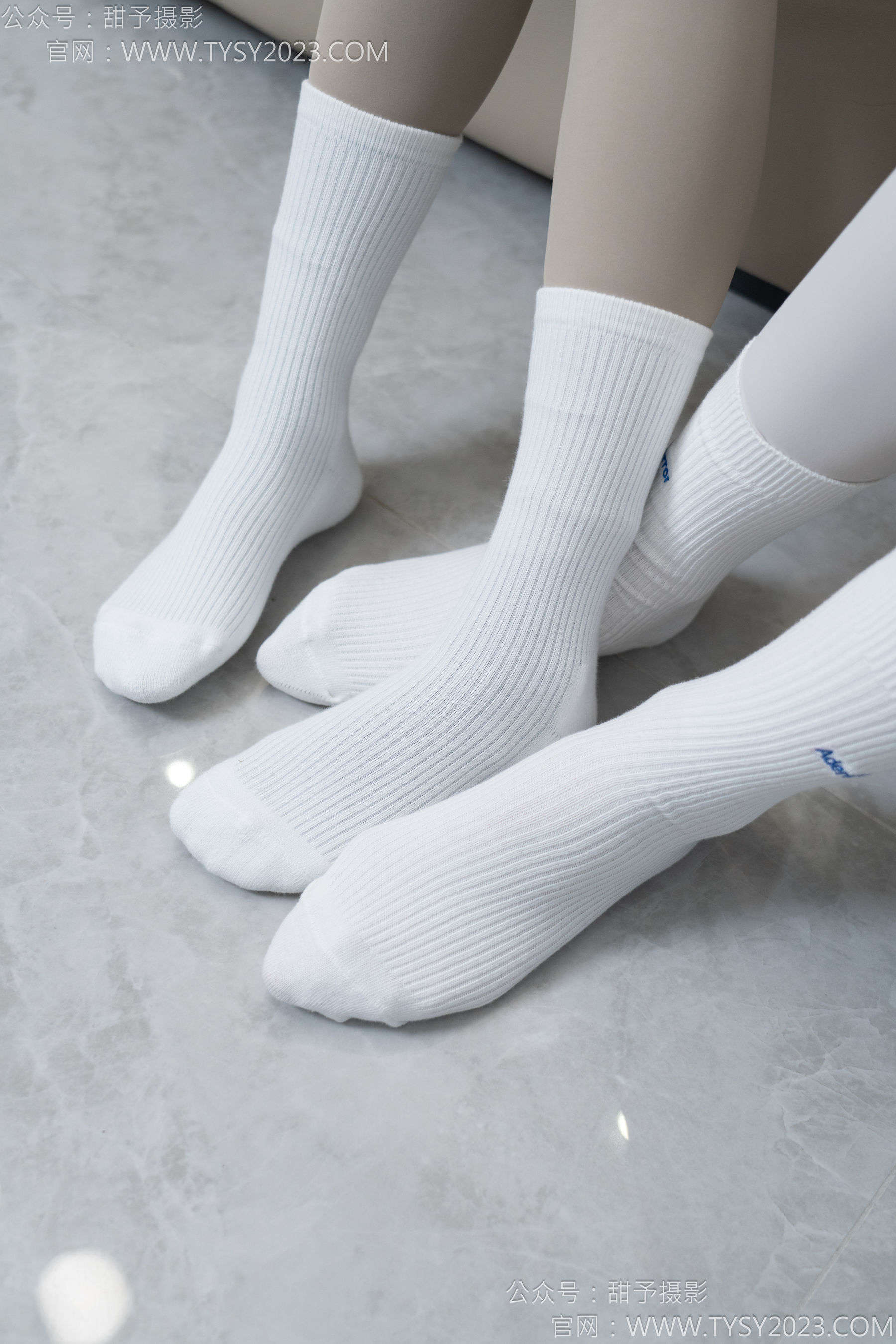 甜予摄影 No.157 澜澜&咖啡豆 - 帆布鞋、板鞋、白棉袜、薄黑丝、薄肉丝/(144P)