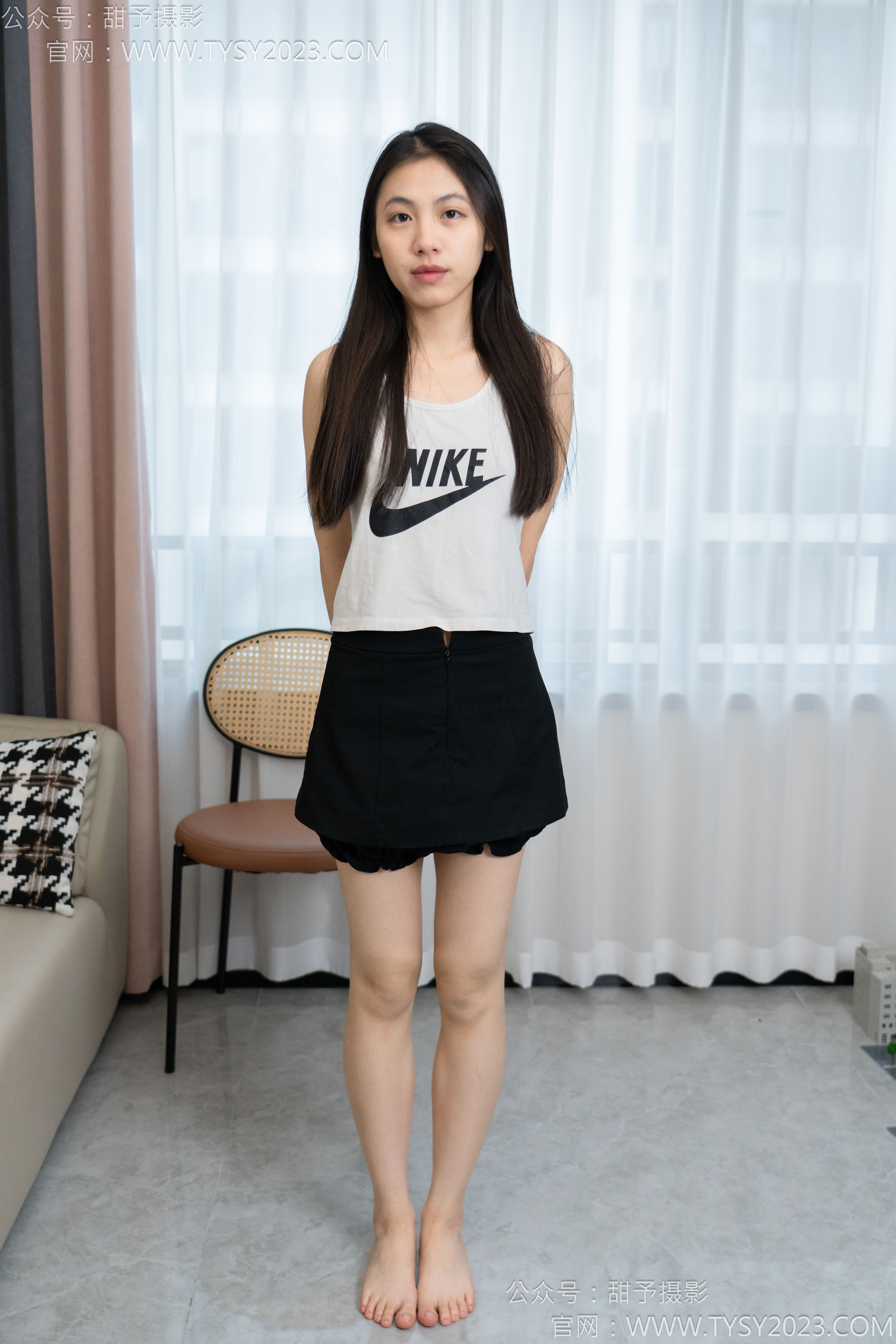 甜予摄影 No.153 诺诺 - 凉鞋、棉袜、裸足、泡脚剪指甲剧情/(134P)