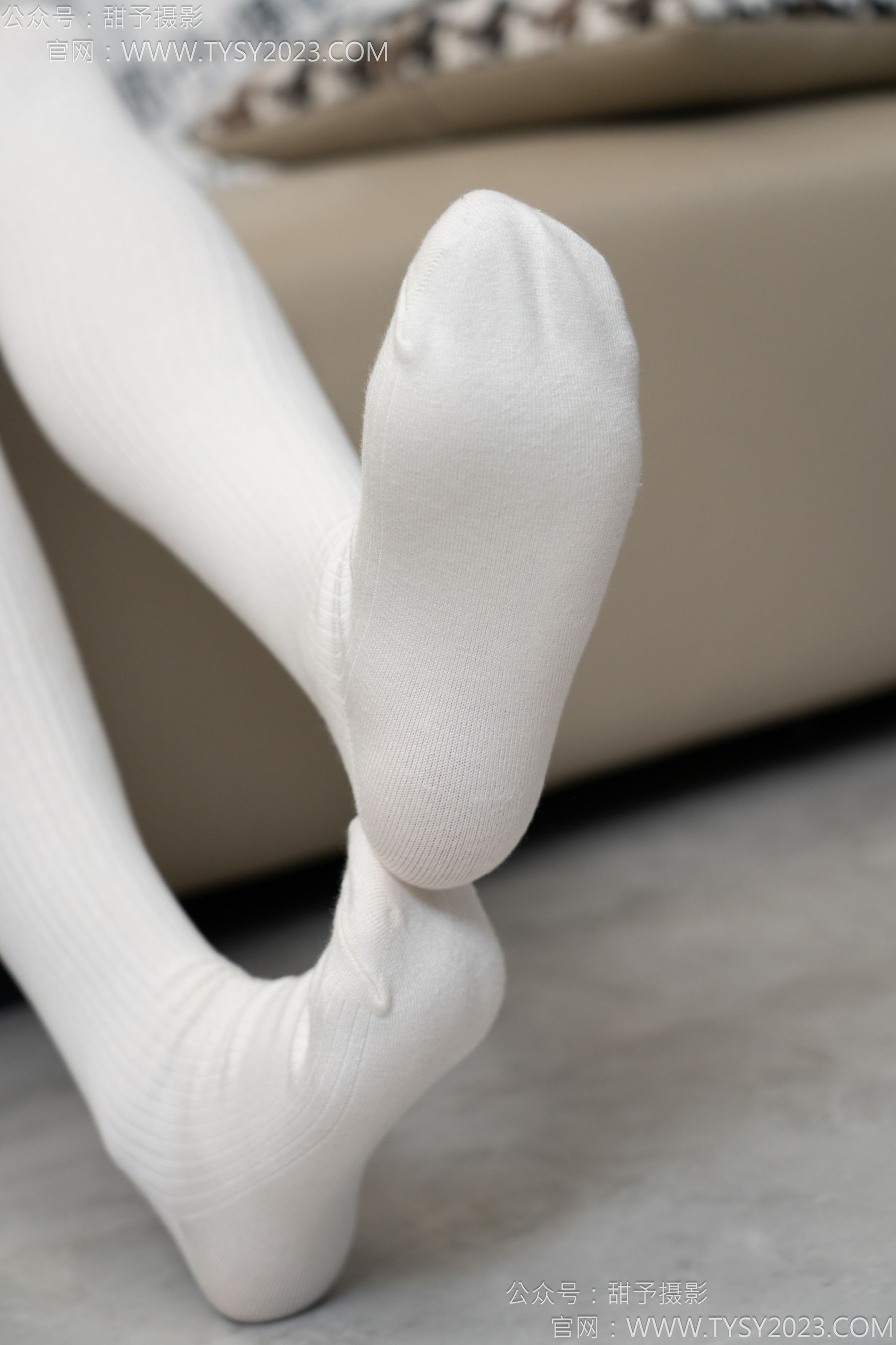 甜予摄影 No.150 澜澜 - 皮鞋、大腿袜、小腿袜、波点白丝袜/(162P)