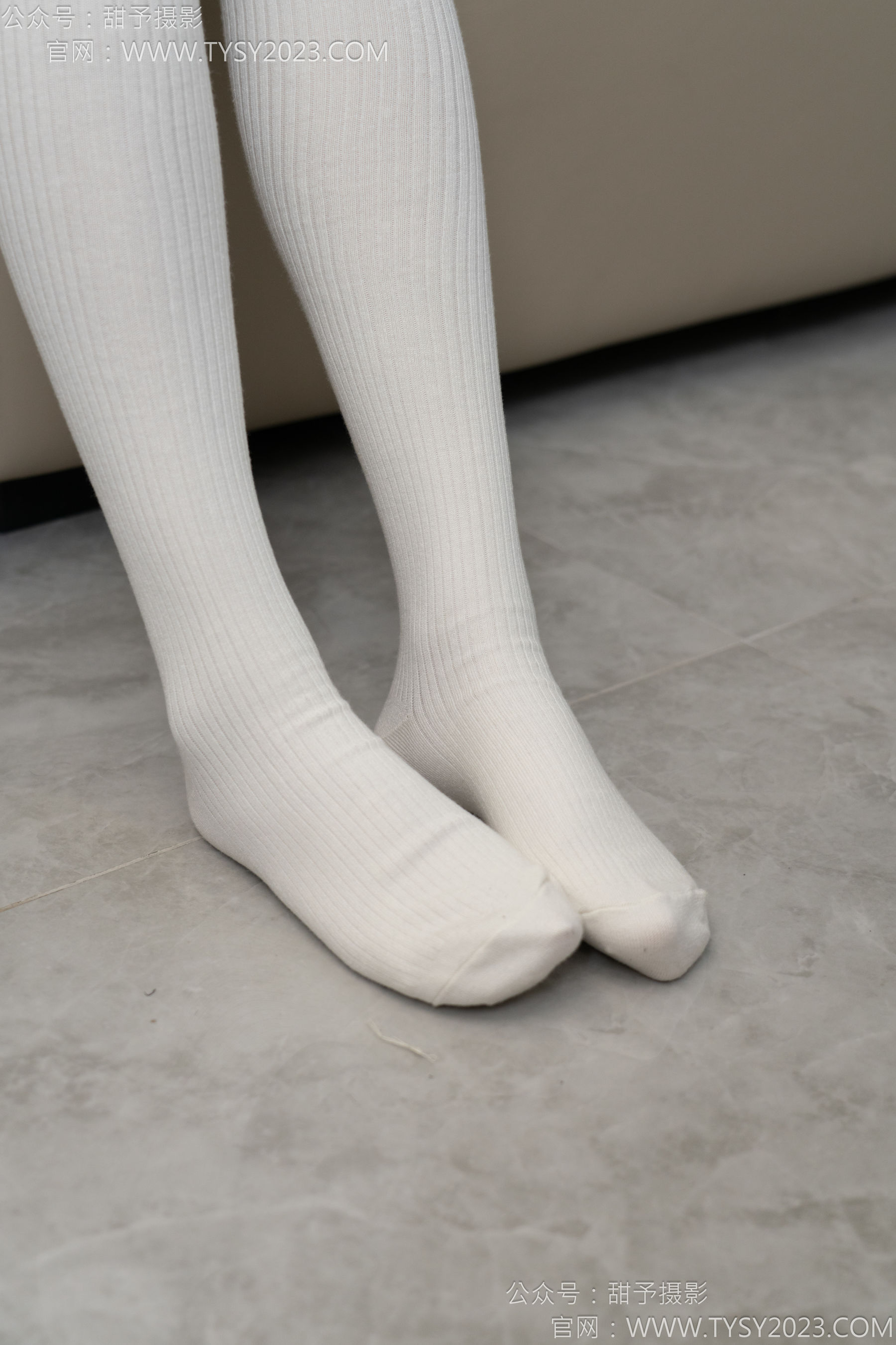 甜予摄影 No.150 澜澜 - 皮鞋、大腿袜、小腿袜、波点白丝袜/(162P)