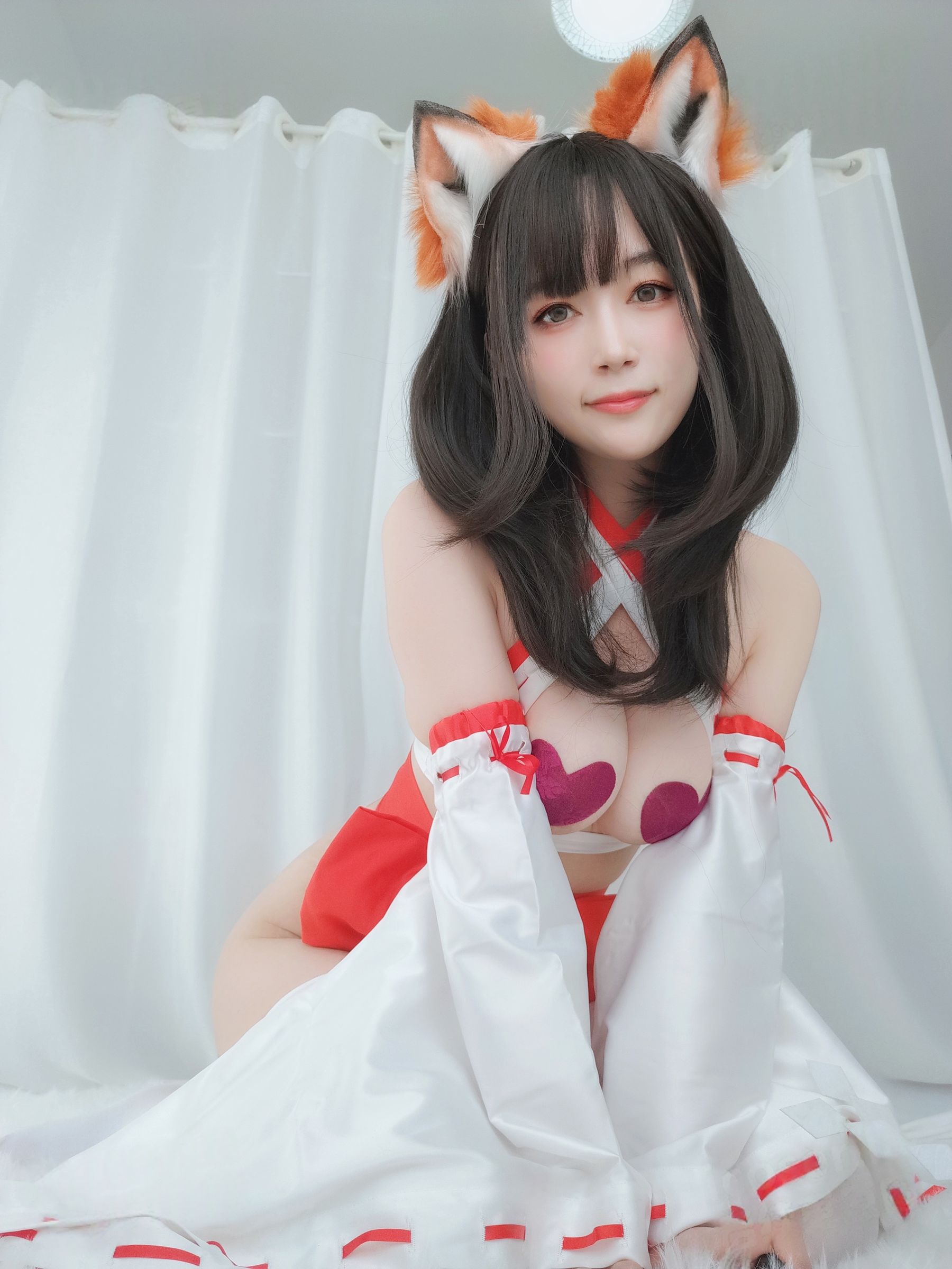 Coser小姐姐 白银 - 神社小狐狸/(93P)