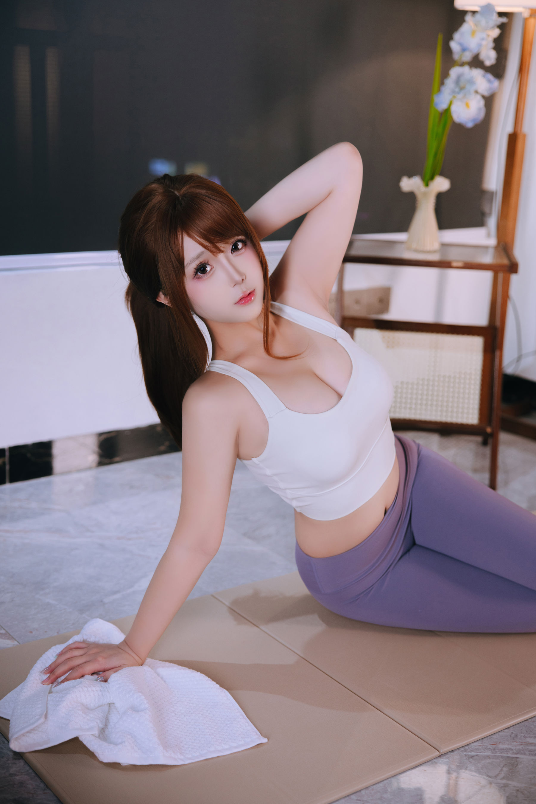 Cosplay 日奈娇 - 瑜伽训练/(127P)