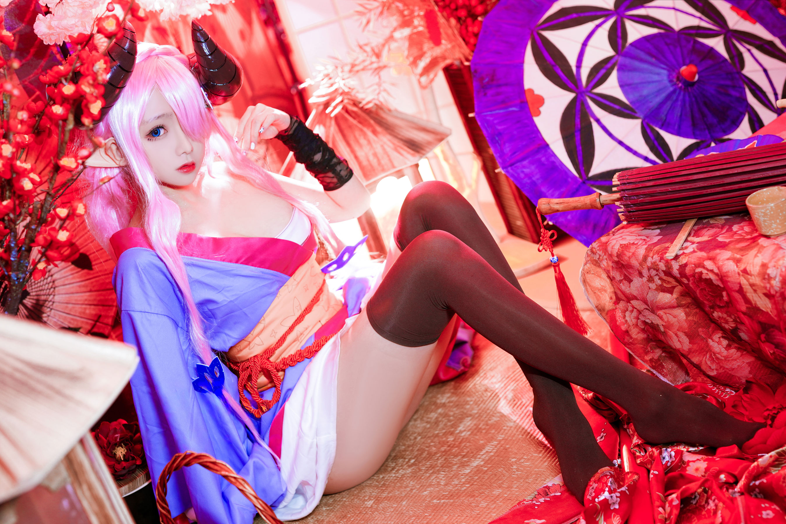 Cosplay 日奈娇 - 碧蓝幻想 娜露梅亚/(38P)