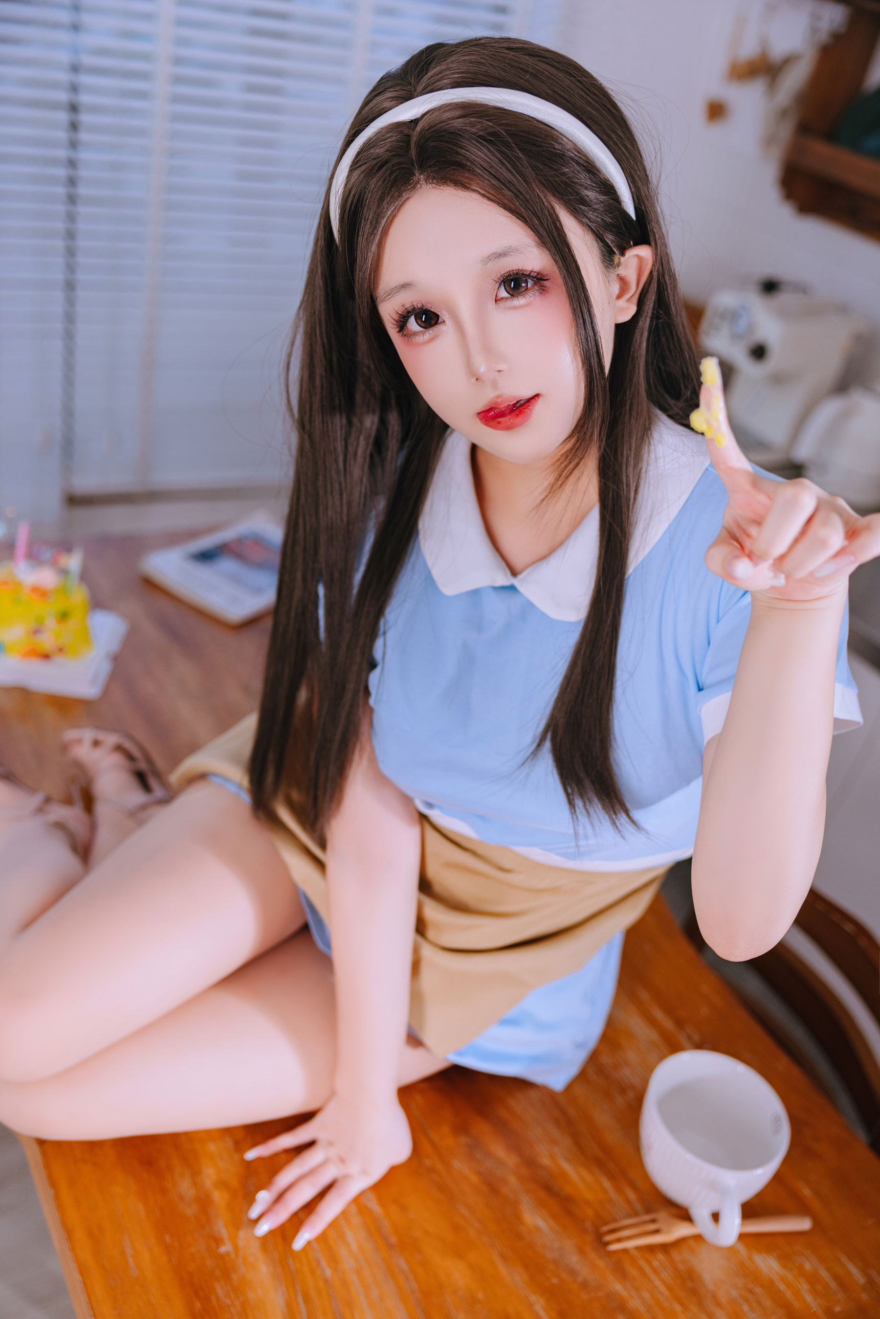 Cosplay 日奈娇 - 蛋糕售卖员/(147P)