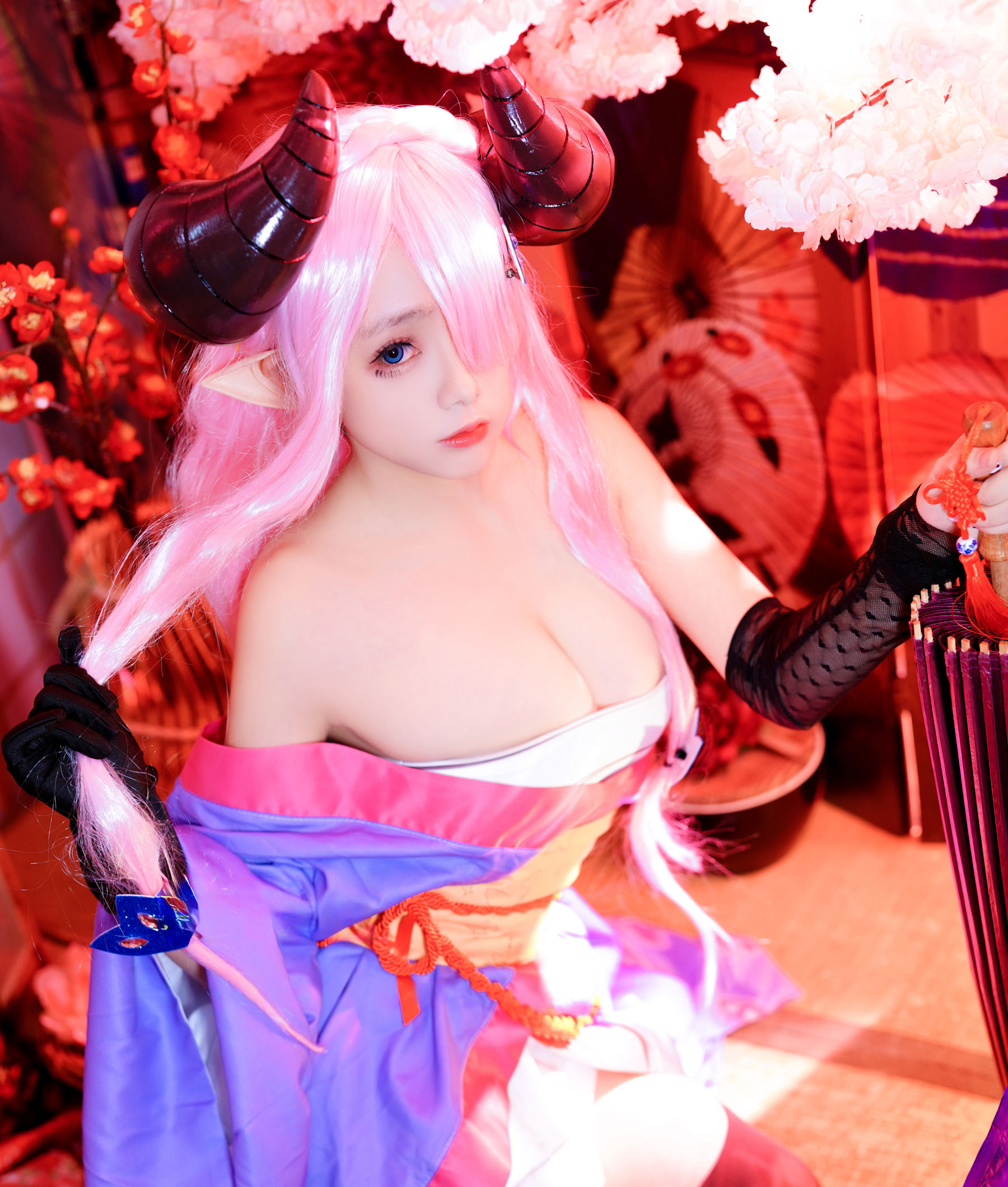 Cosplay 日奈娇 - 碧蓝幻想 娜露梅亚/(38P)