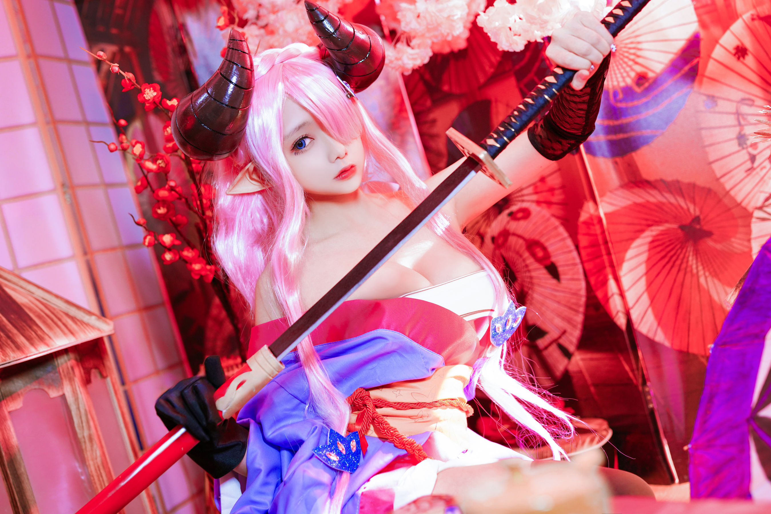 Cosplay 日奈娇 - 碧蓝幻想 娜露梅亚/(38P)