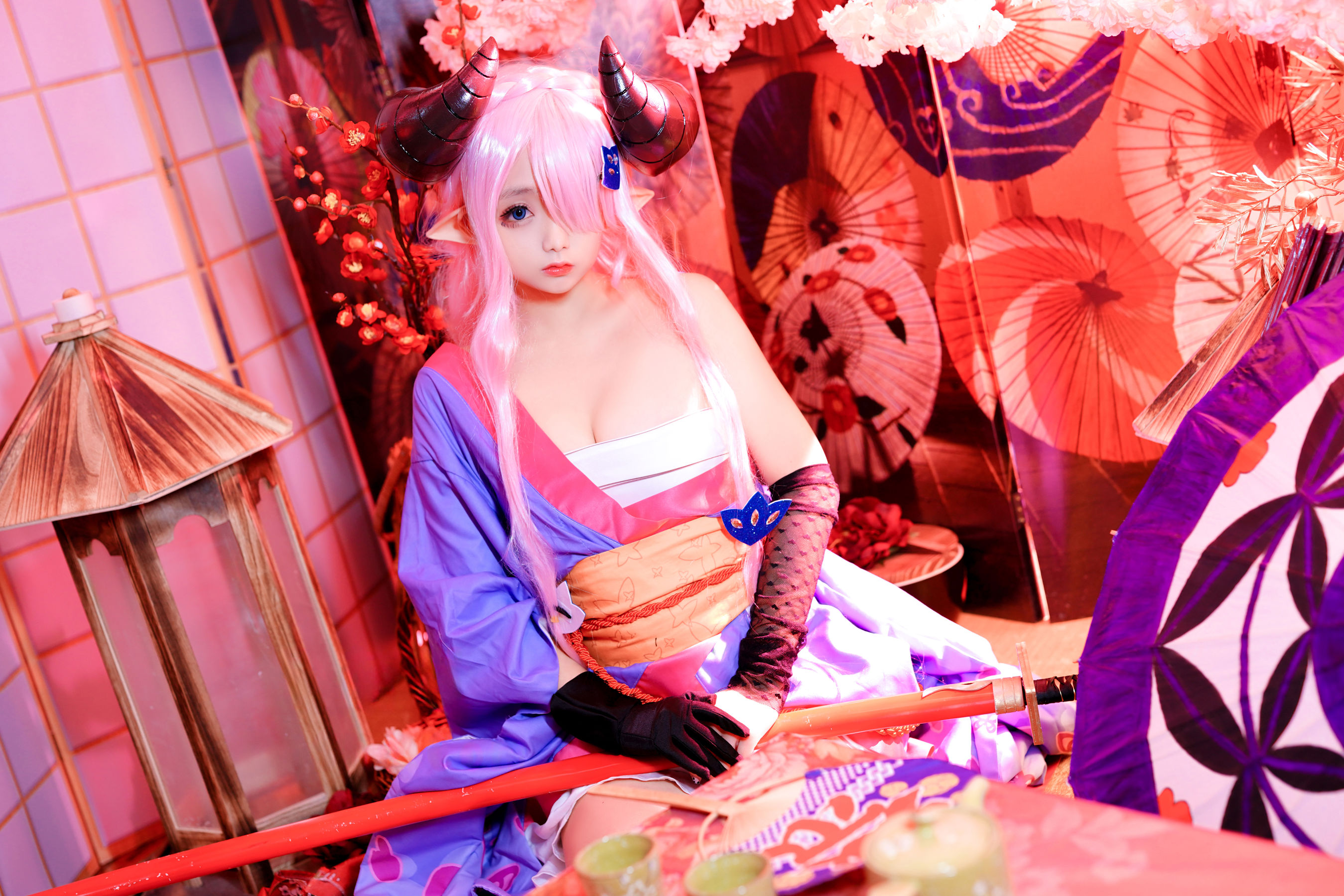 Cosplay 日奈娇 - 碧蓝幻想 娜露梅亚/(38P)