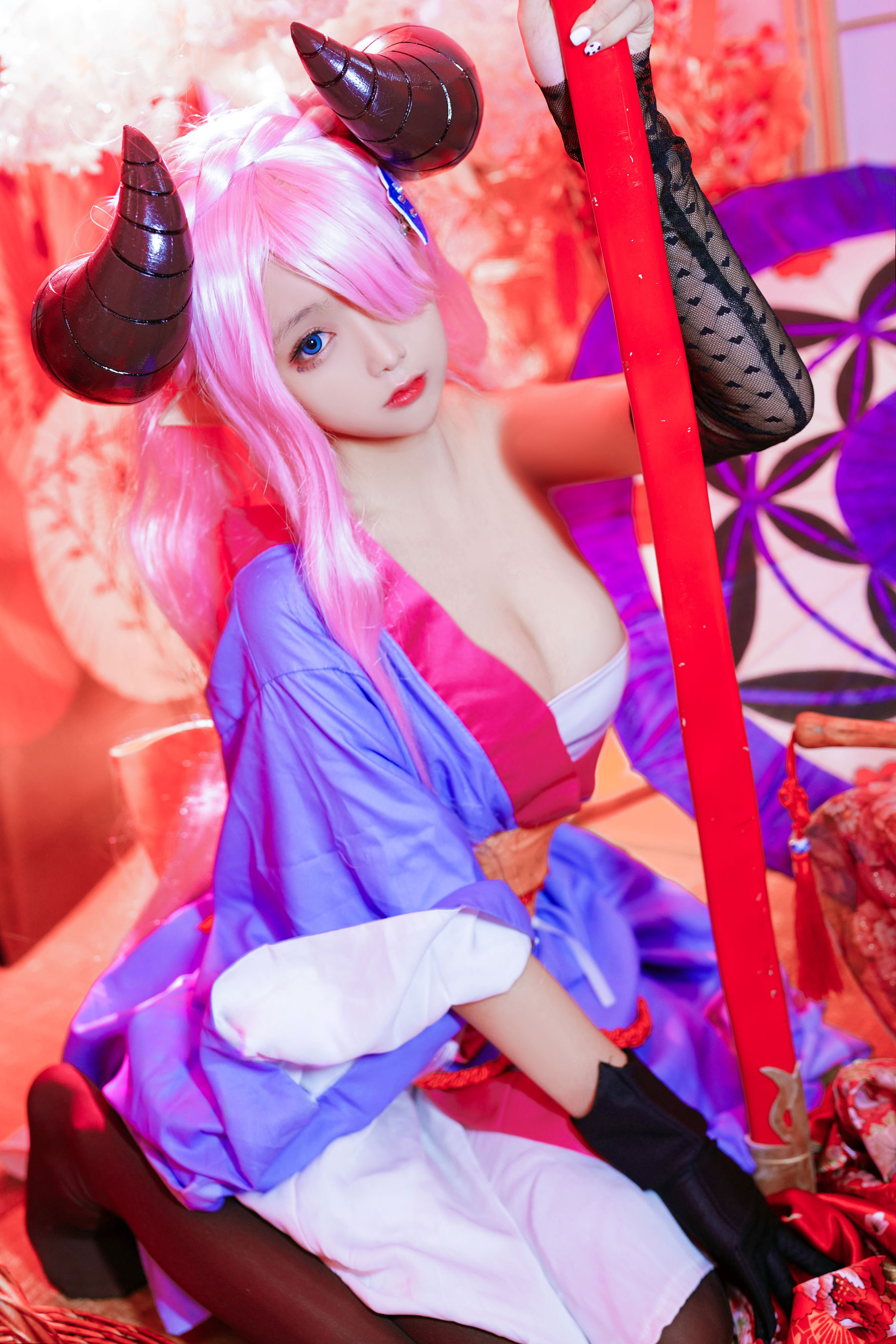 Cosplay 日奈娇 - 碧蓝幻想 娜露梅亚/(38P)