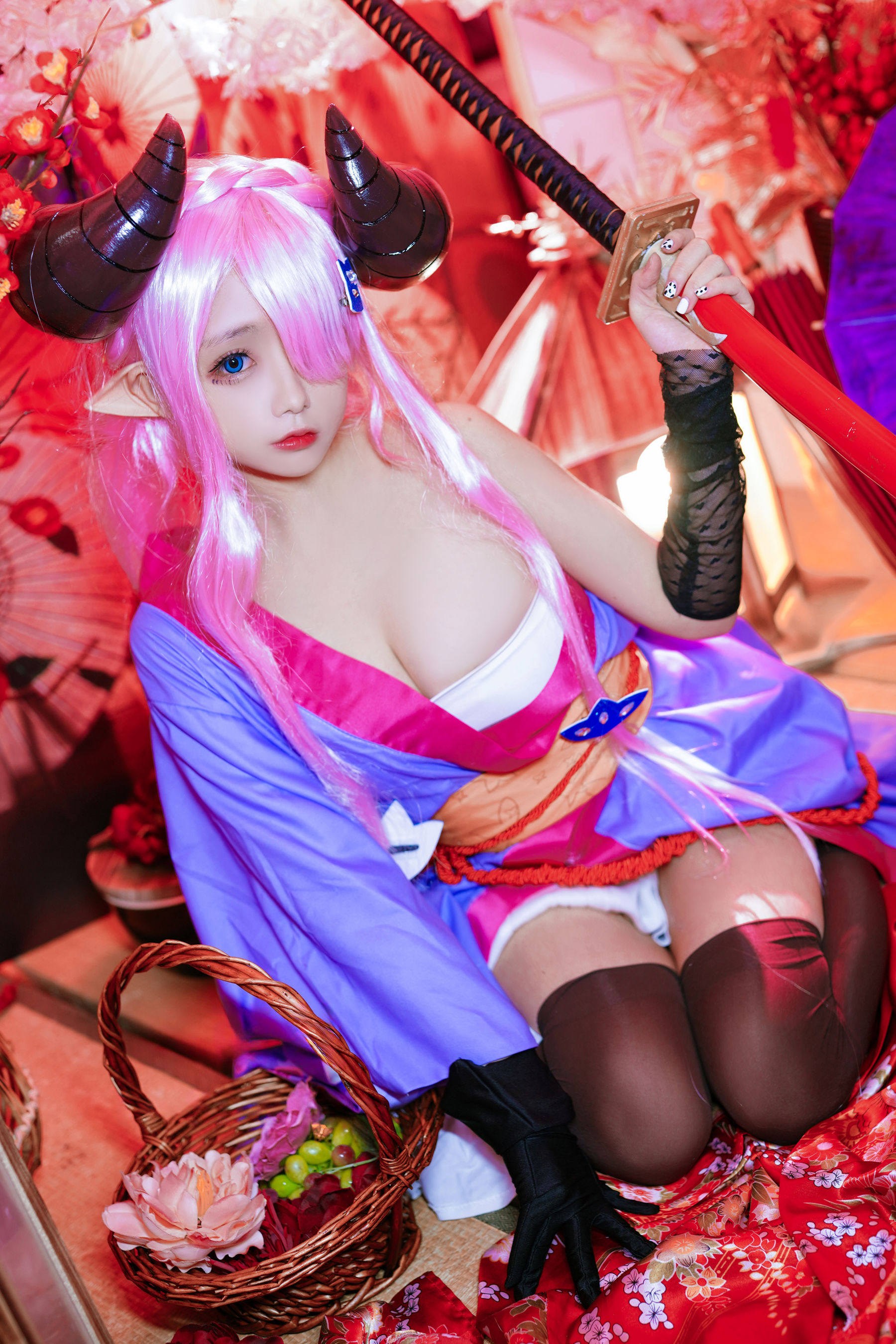 Cosplay 日奈娇 - 碧蓝幻想 娜露梅亚/(38P)