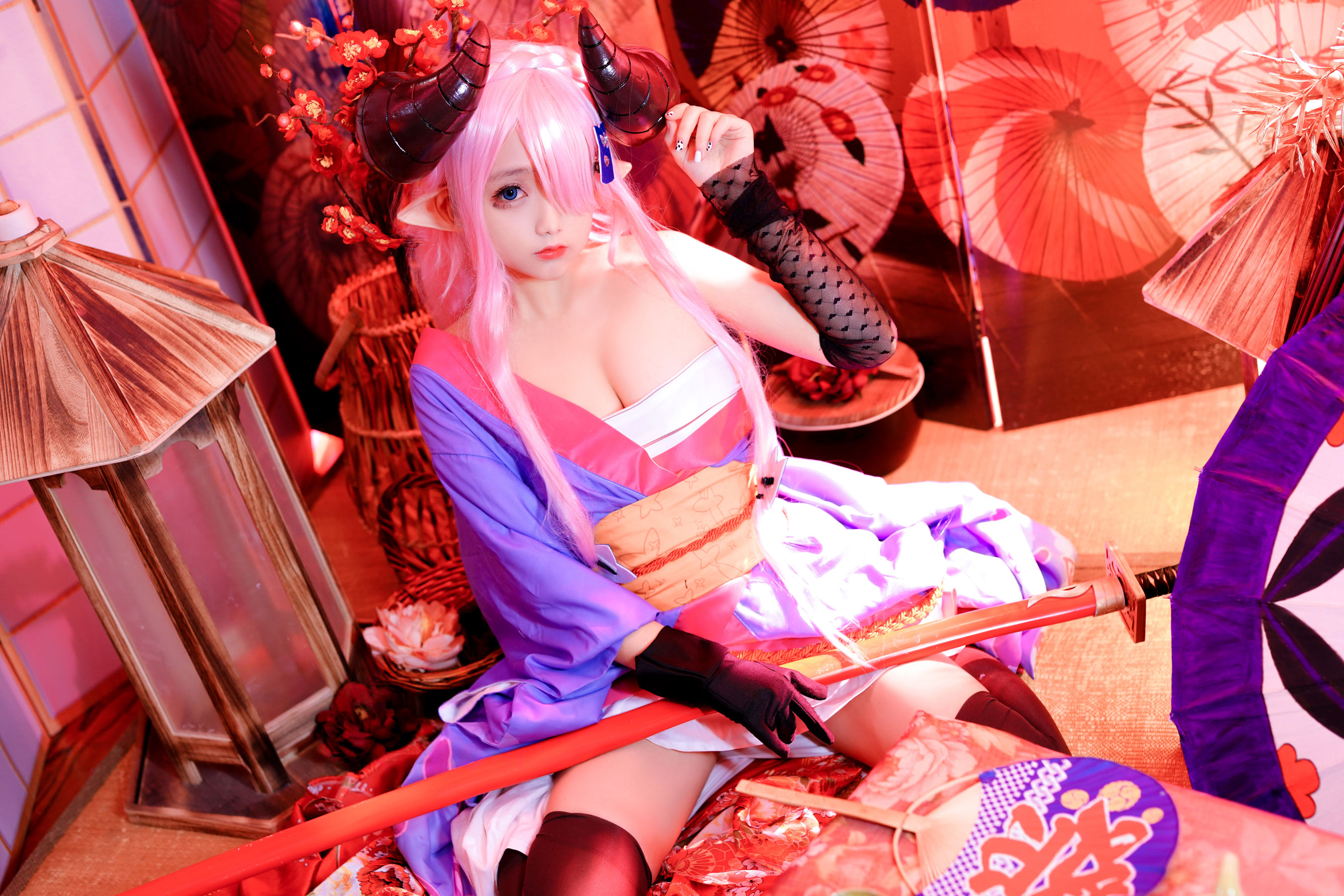 Cosplay 日奈娇 - 碧蓝幻想 娜露梅亚/(38P)