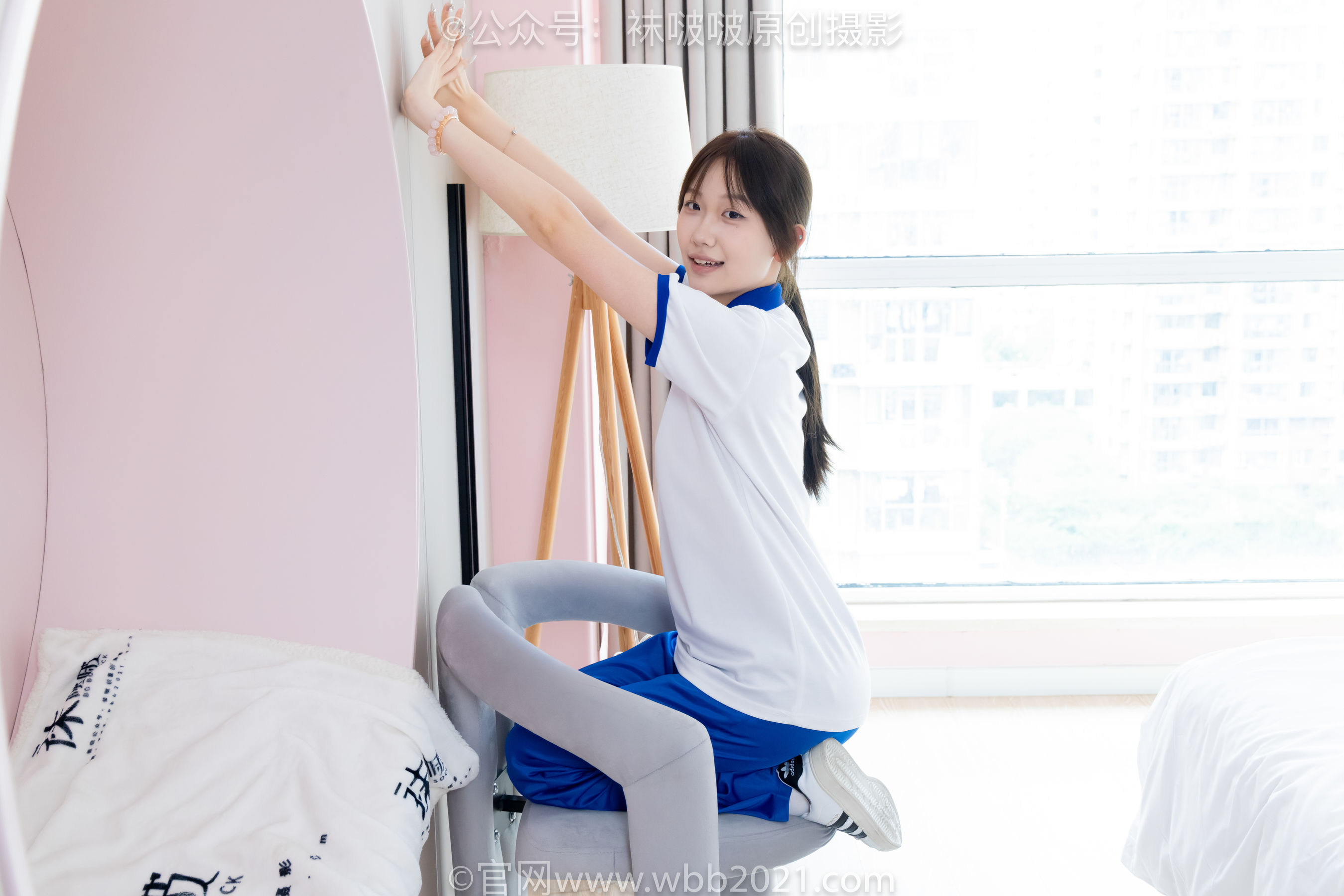 BoBoSocks袜啵啵 No.569 香菜 - 校服、板鞋、白棉袜、薄肉丝/(157P)