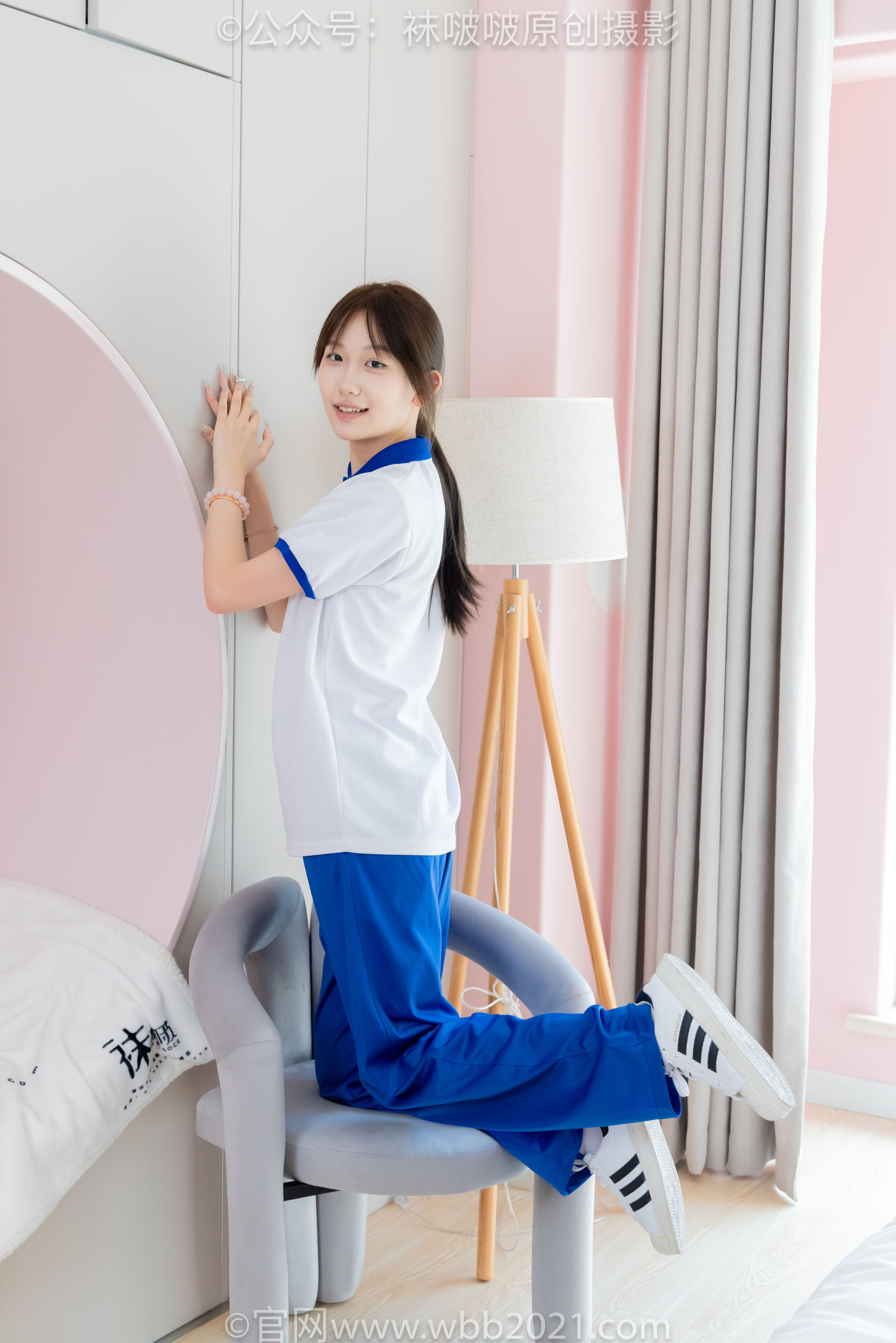 BoBoSocks袜啵啵 No.569 香菜 - 校服、板鞋、白棉袜、薄肉丝/(157P)