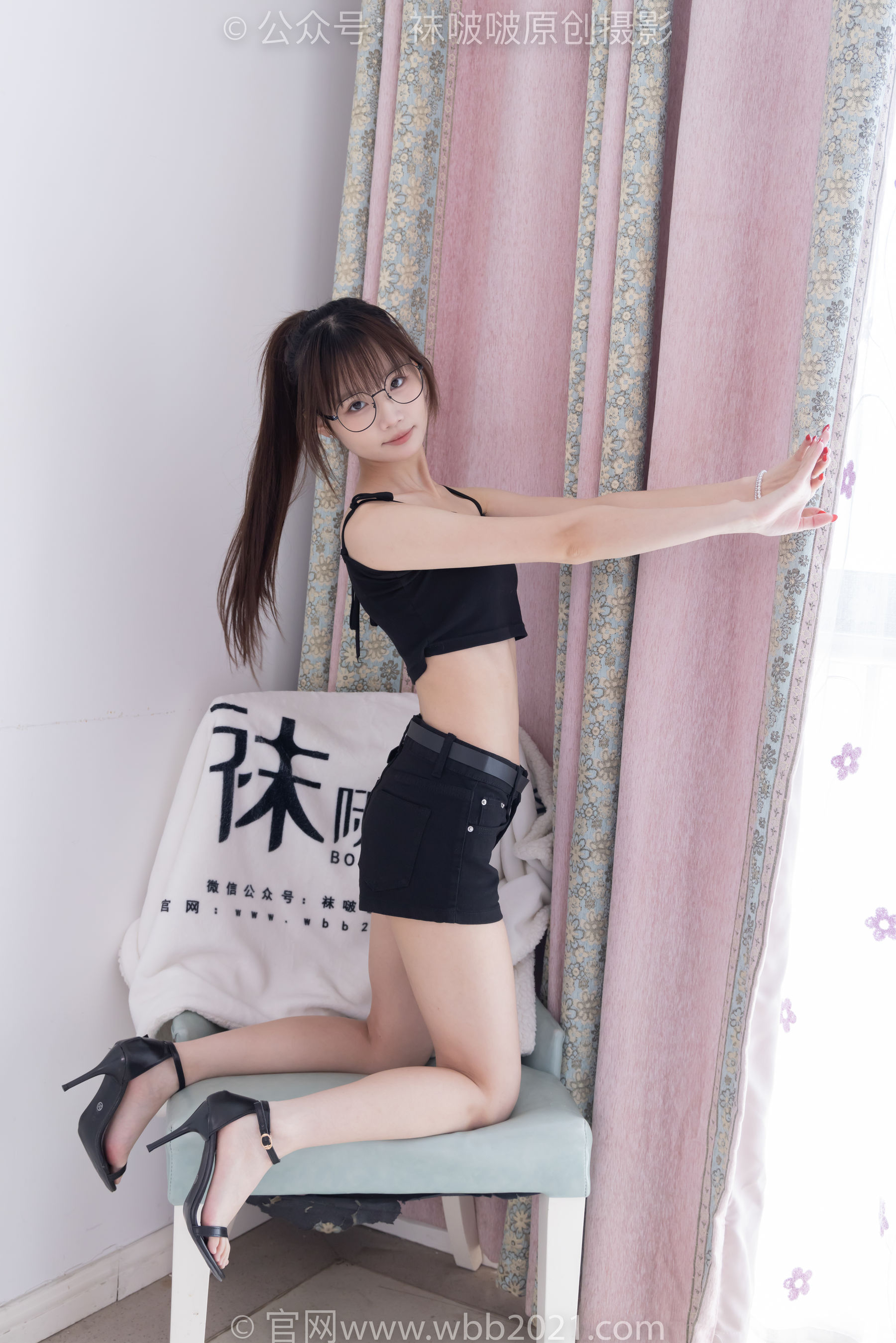 BoBoSocks袜啵啵 No.565 甜甜圈 - 高跟鞋、薄黑丝/(150P)