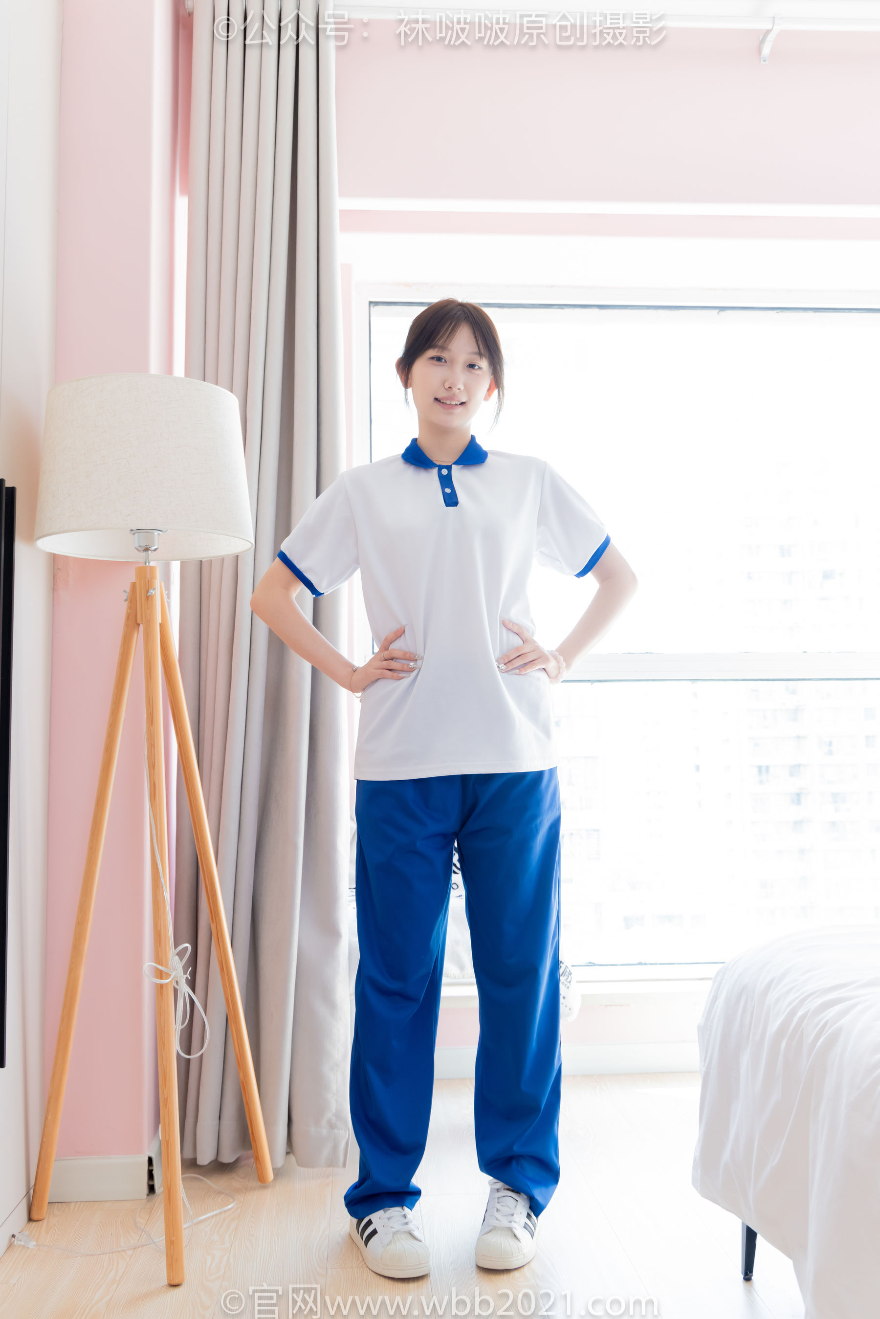 BoBoSocks袜啵啵 No.569 香菜 - 校服、板鞋、白棉袜、薄肉丝/(157P)