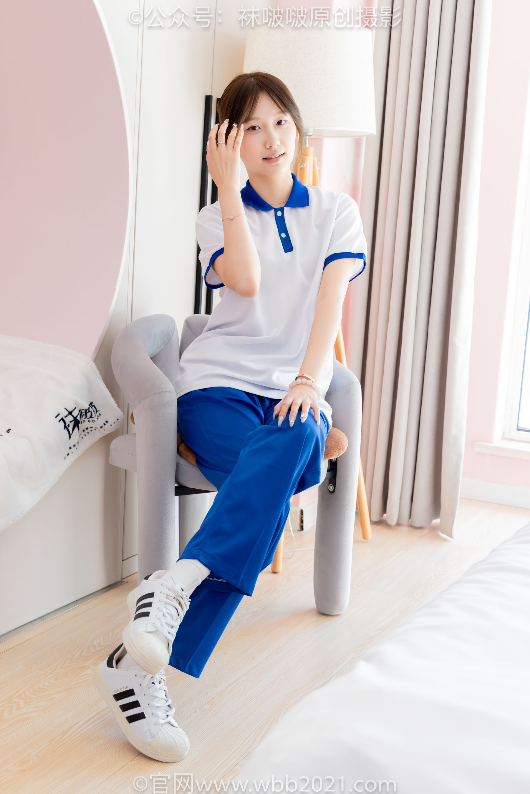 BoBoSocks袜啵啵 No.569 香菜 - 校服、板鞋、白棉袜、薄肉丝/(157P)