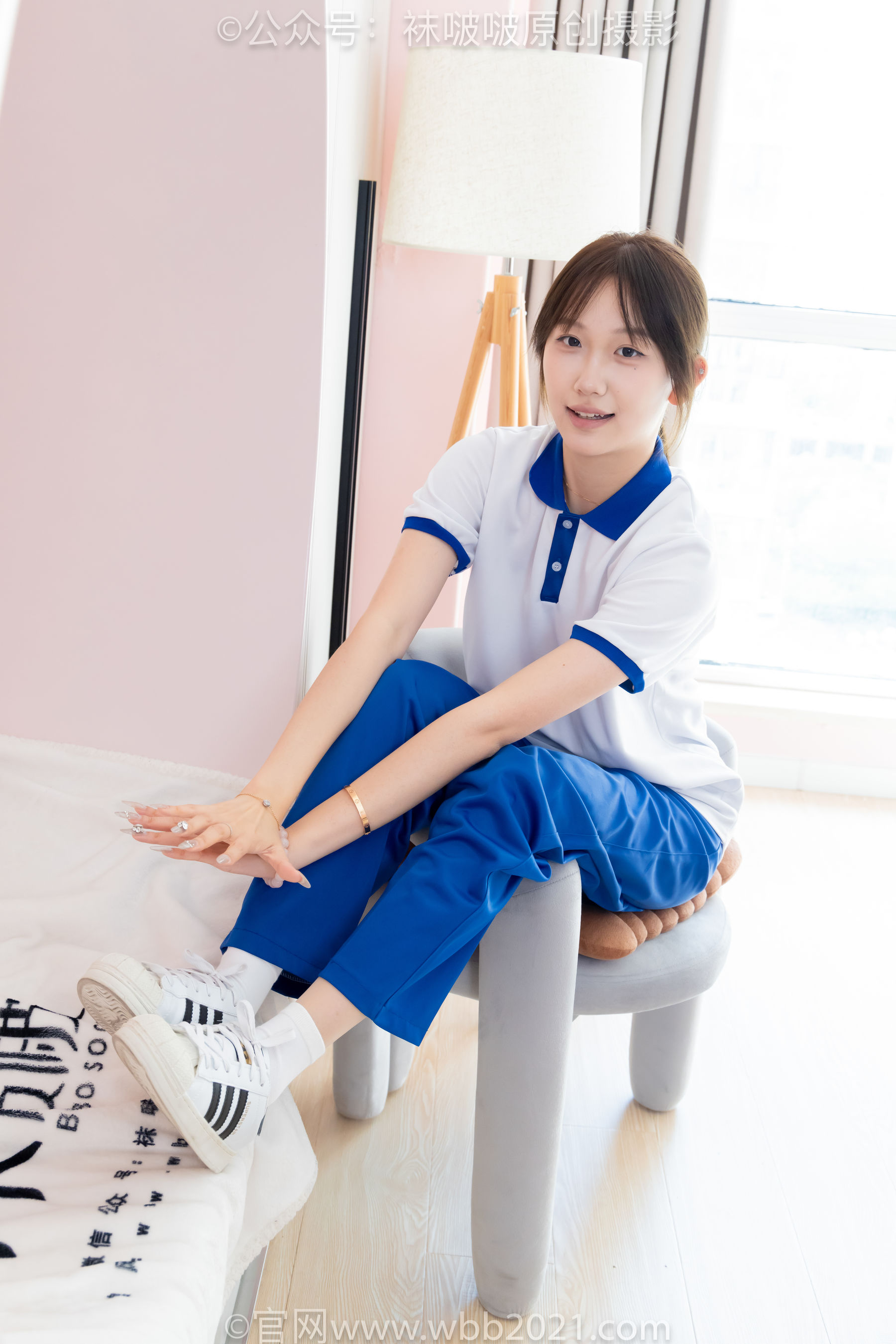 BoBoSocks袜啵啵 No.569 香菜 - 校服、板鞋、白棉袜、薄肉丝/(157P)