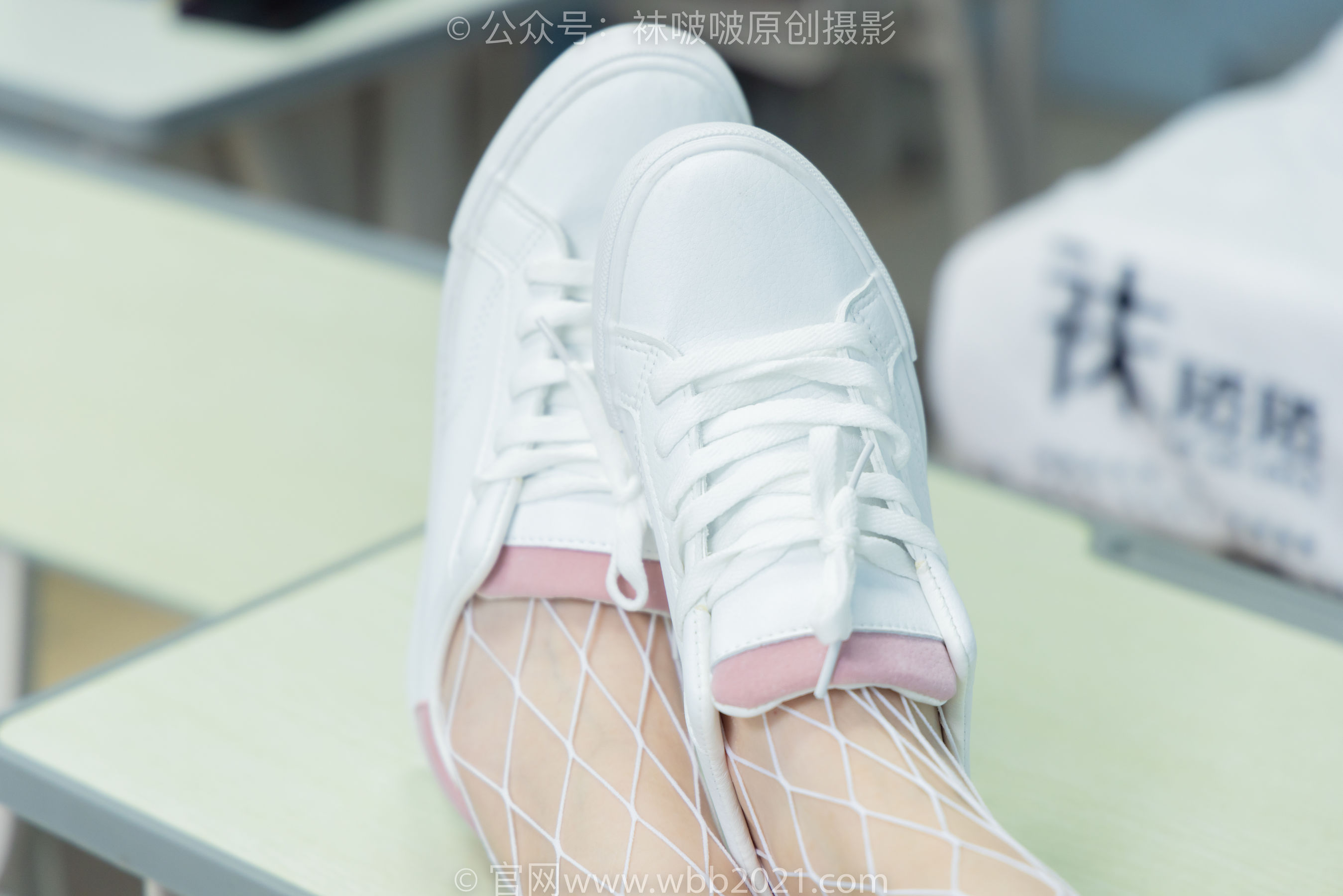 BoBoSocks袜啵啵 No.566 小甜豆 - 高跟鞋、板鞋、白网袜、白蕾丝袜、校服/(146P)