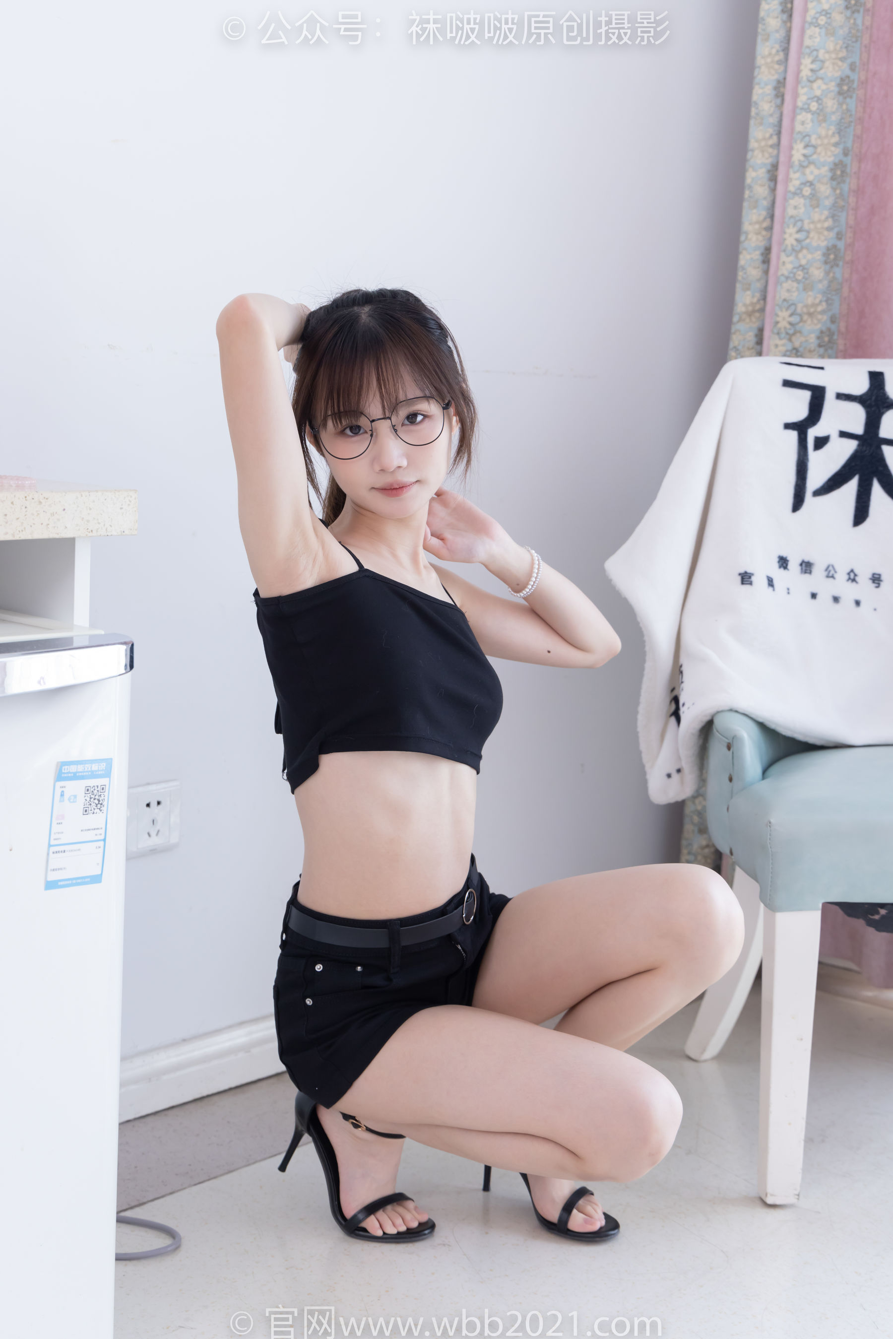 BoBoSocks袜啵啵 No.565 甜甜圈 - 高跟鞋、薄黑丝/(150P)