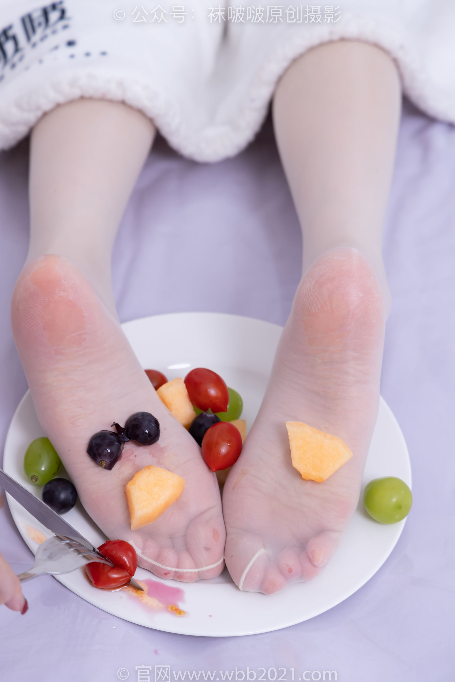 BoBoSocks袜啵啵 No.563 小甜豆&甜甜圈 - 高跟鞋、油亮白丝、裸足/(215P)