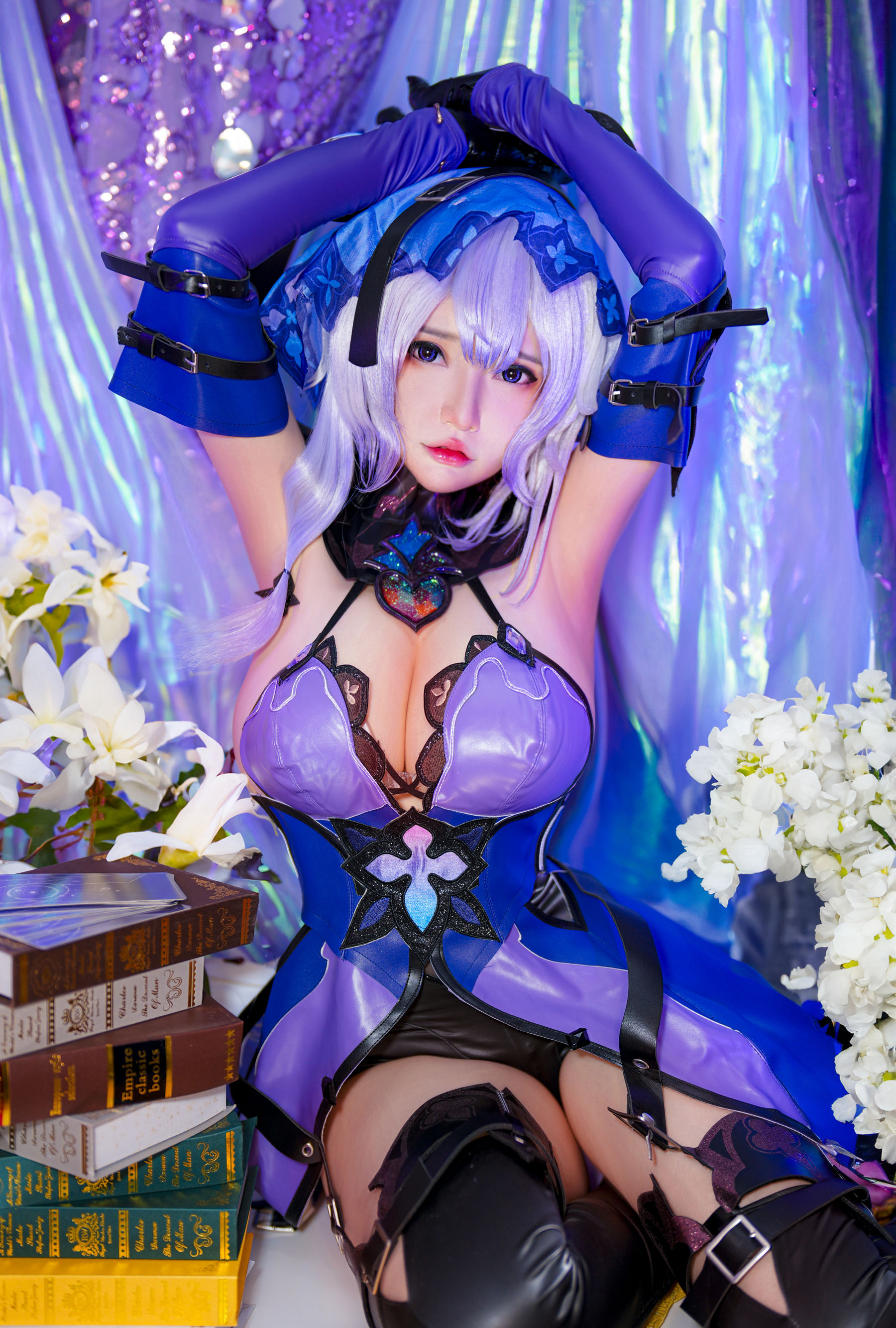 Coser小姐姐 Potato Godzilla - Black Swan (Honkai Star Rail)/(18P)