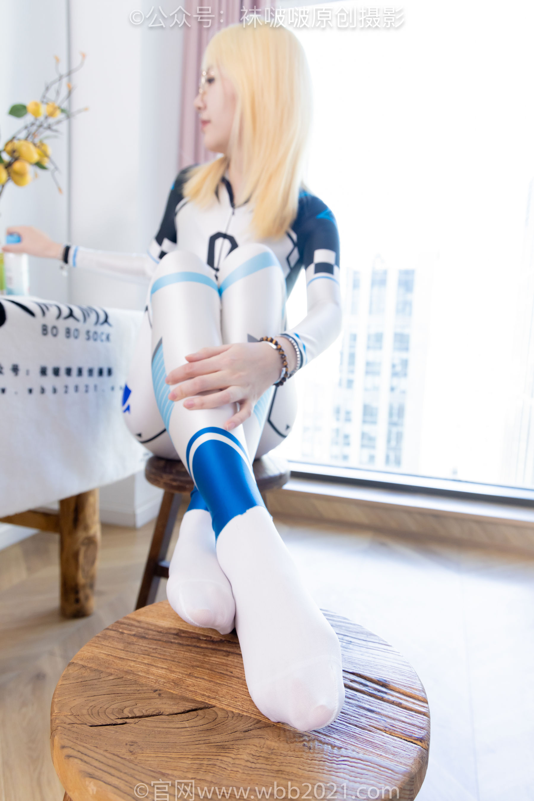 BoBoSocks袜啵啵 No.568 小甜豆 - 连体服、高跟鞋、厚白丝/(148P)