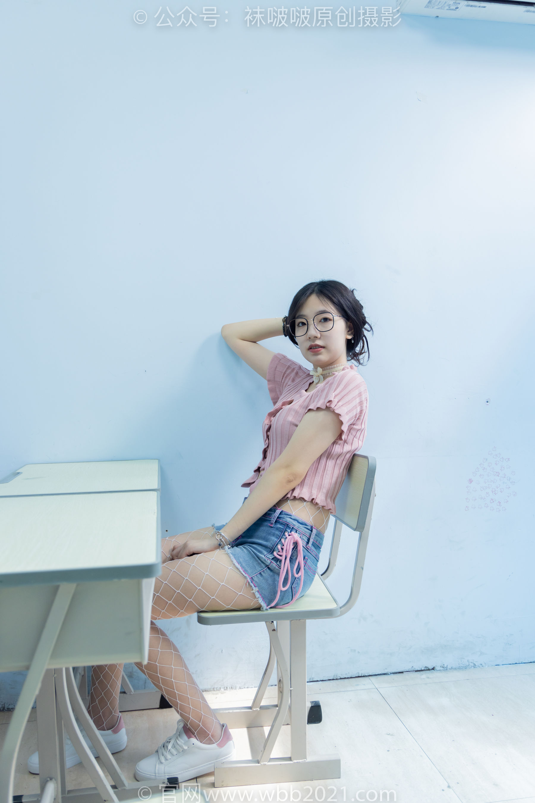 BoBoSocks袜啵啵 No.566 小甜豆 - 高跟鞋、板鞋、白网袜、白蕾丝袜、校服/(146P)