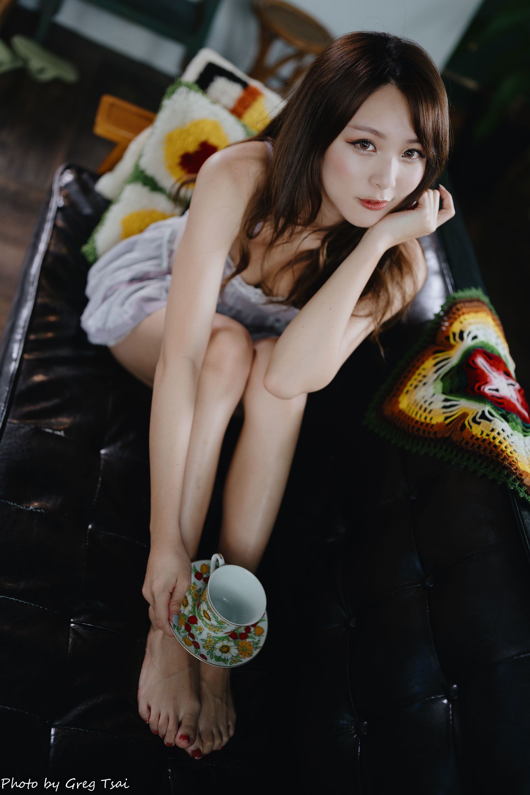 Ashley - 紫色吊带/(118P)