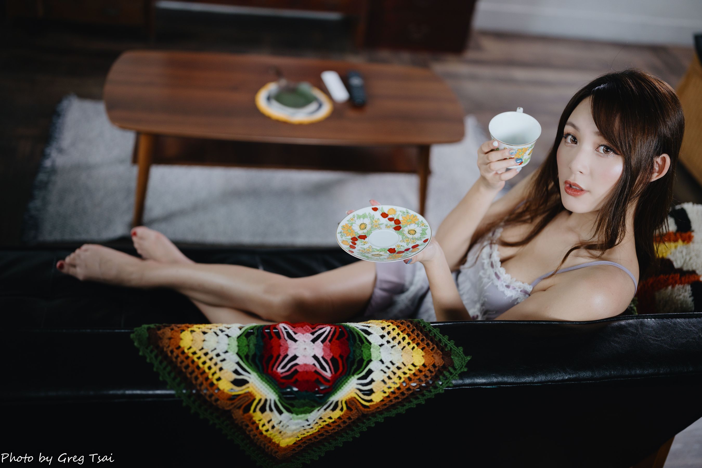 Ashley - 紫色吊带/(118P)