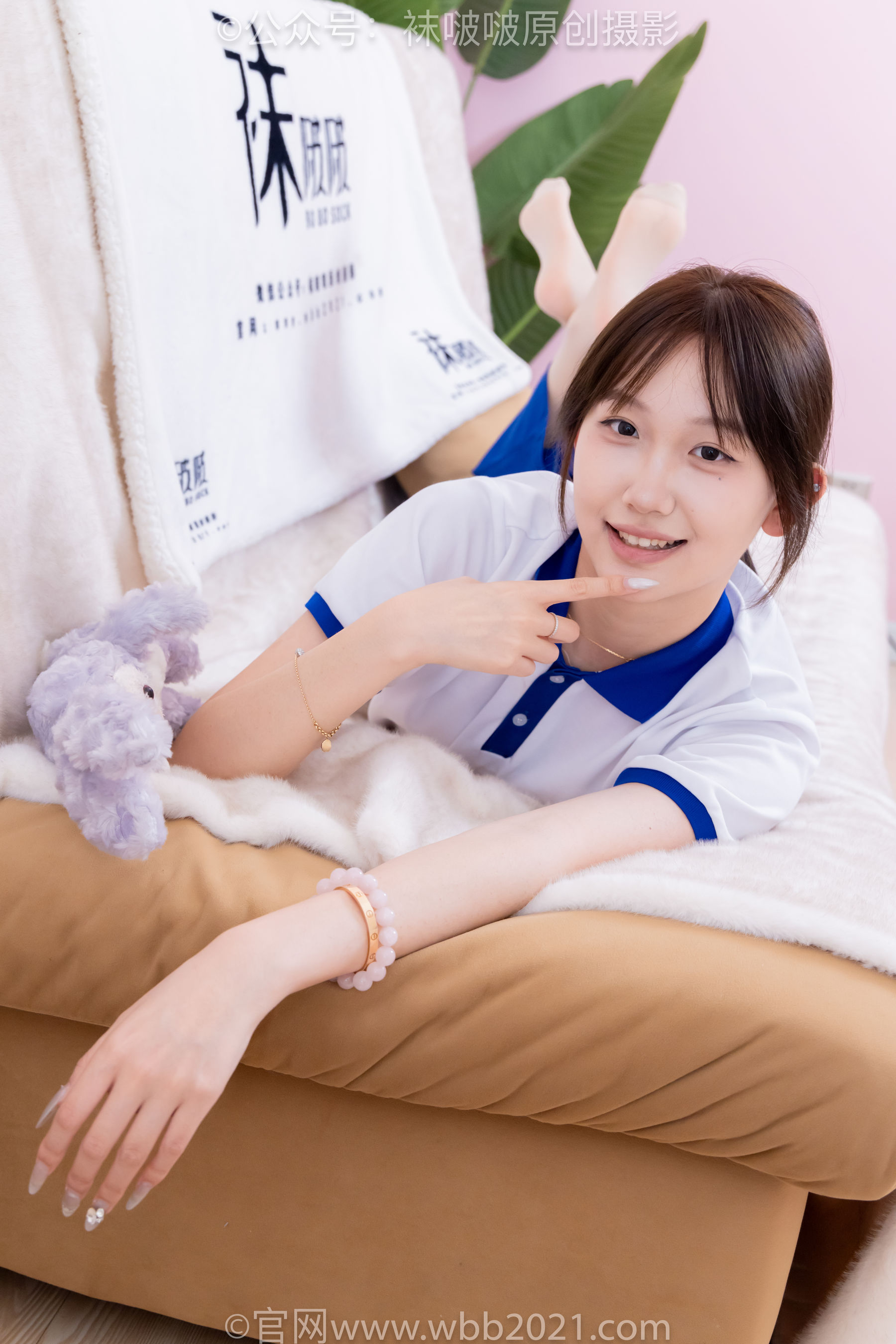 BoBoSocks袜啵啵 No.569 香菜 - 校服、板鞋、白棉袜、薄肉丝/(157P)