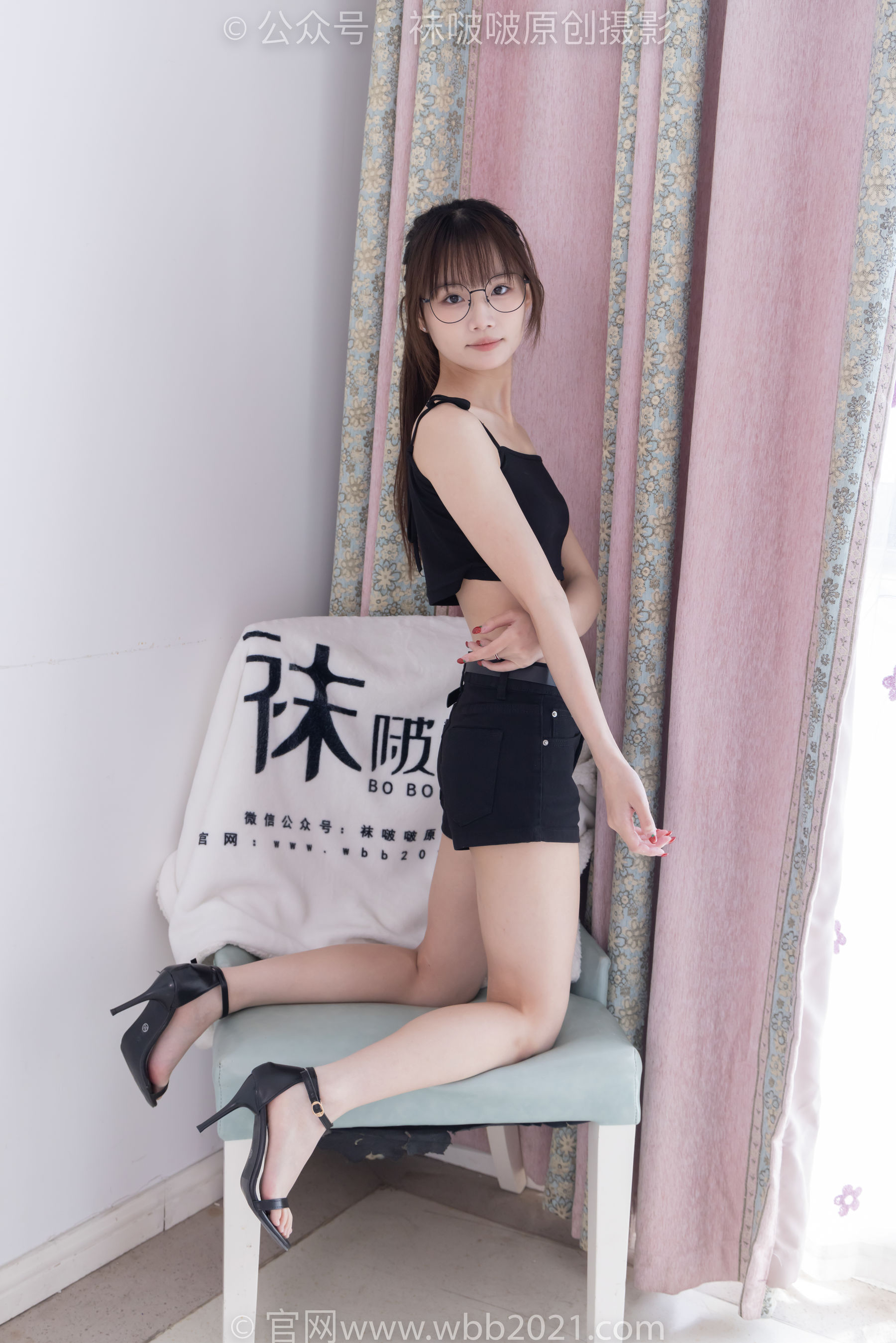 BoBoSocks袜啵啵 No.565 甜甜圈 - 高跟鞋、薄黑丝/(150P)