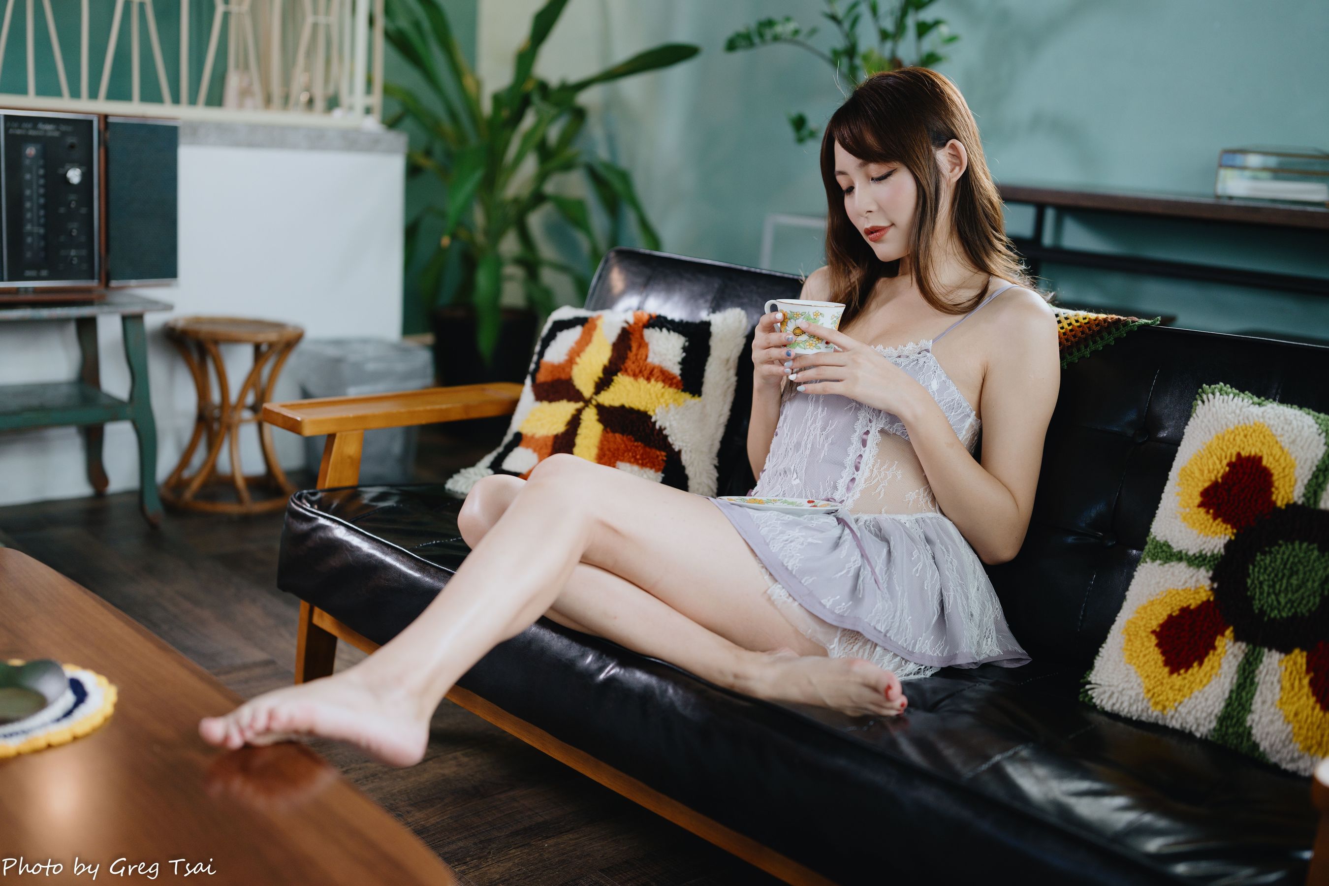 Ashley - 紫色吊带/(118P)