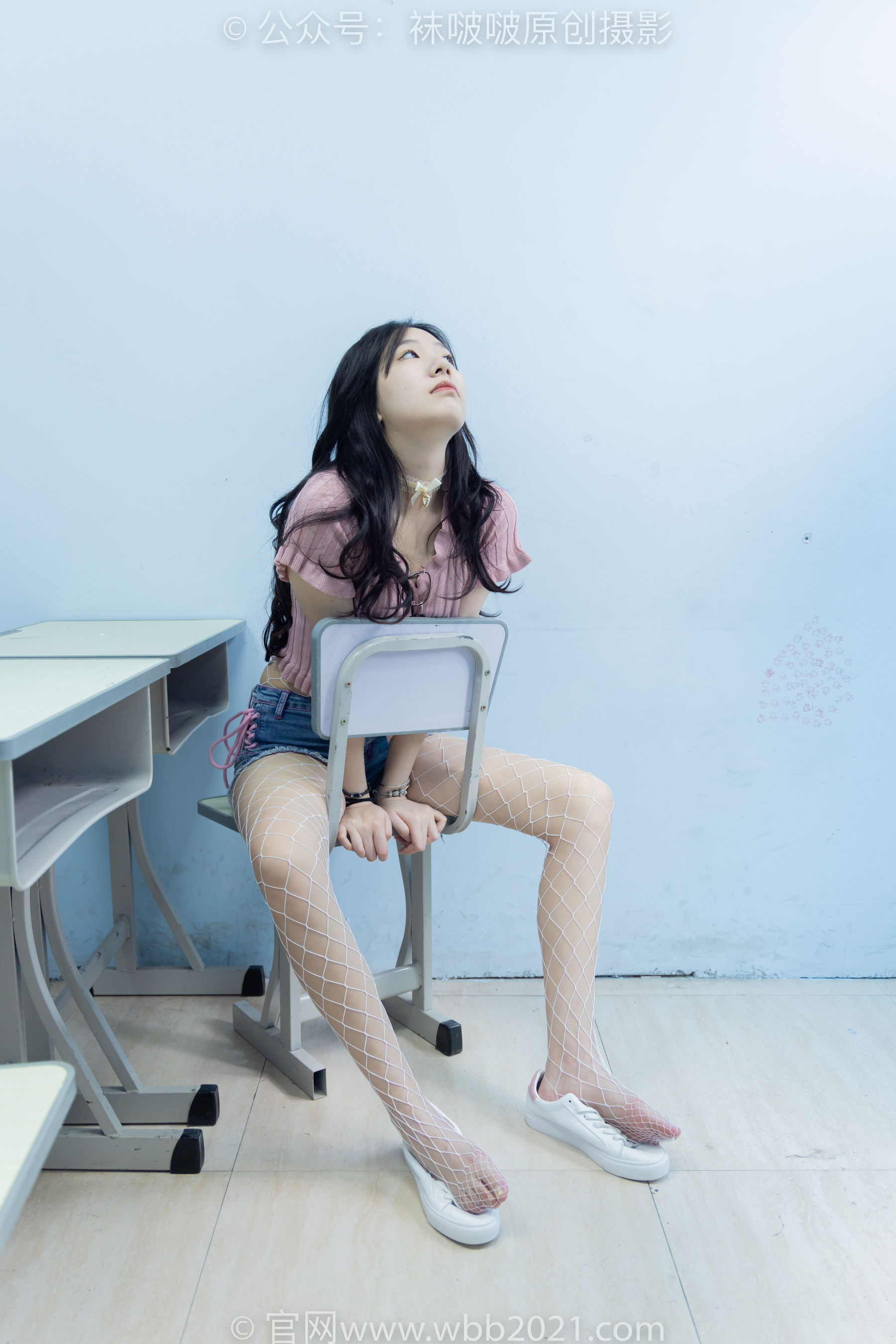 BoBoSocks袜啵啵 No.566 小甜豆 - 高跟鞋、板鞋、白网袜、白蕾丝袜、校服/(146P)