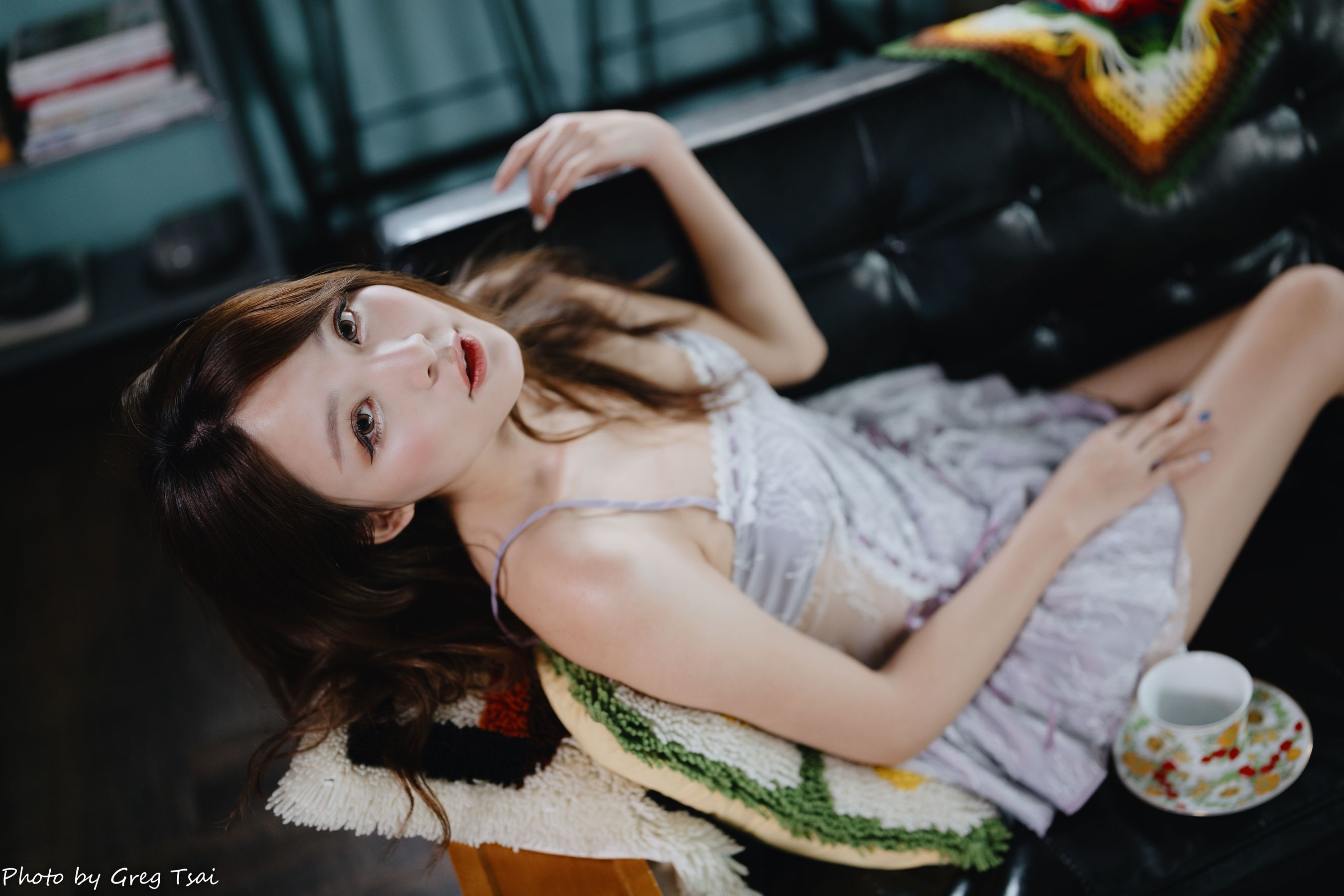 Ashley - 紫色吊带/(118P)