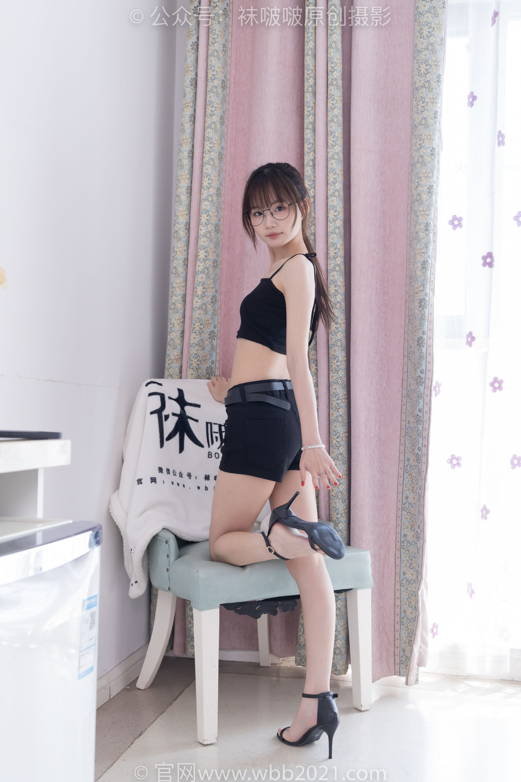 BoBoSocks袜啵啵 No.565 甜甜圈 - 高跟鞋、薄黑丝/(150P)