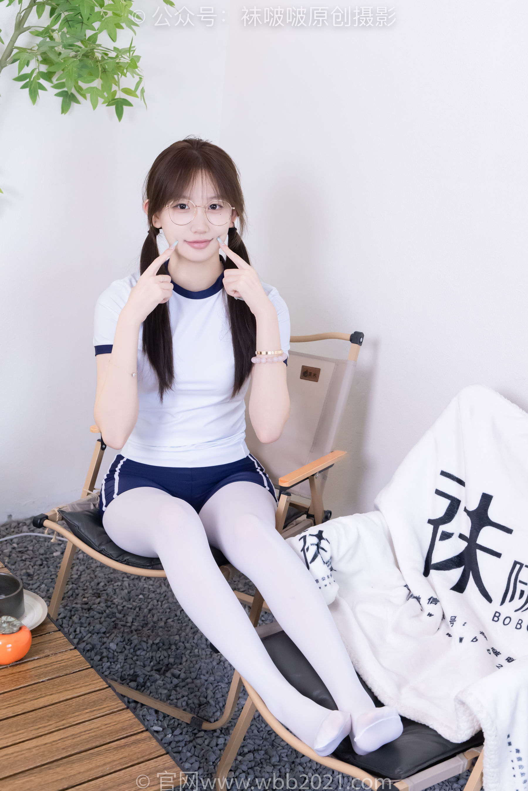 BoBoSocks袜啵啵 No.562 香菜 - 体操服、皮鞋、厚白丝/(145P)