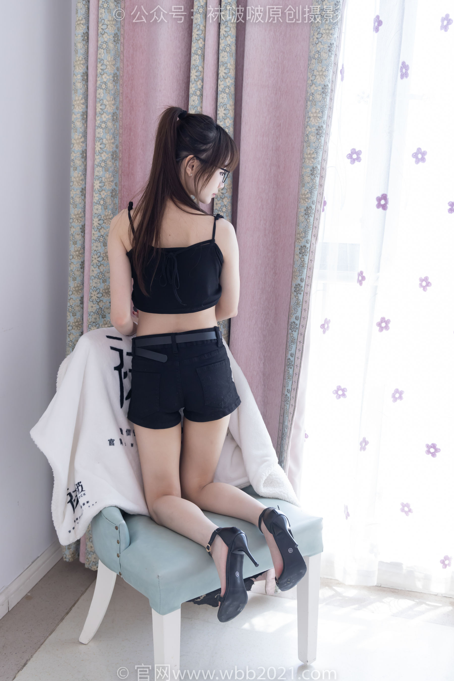 BoBoSocks袜啵啵 No.565 甜甜圈 - 高跟鞋、薄黑丝/(150P)