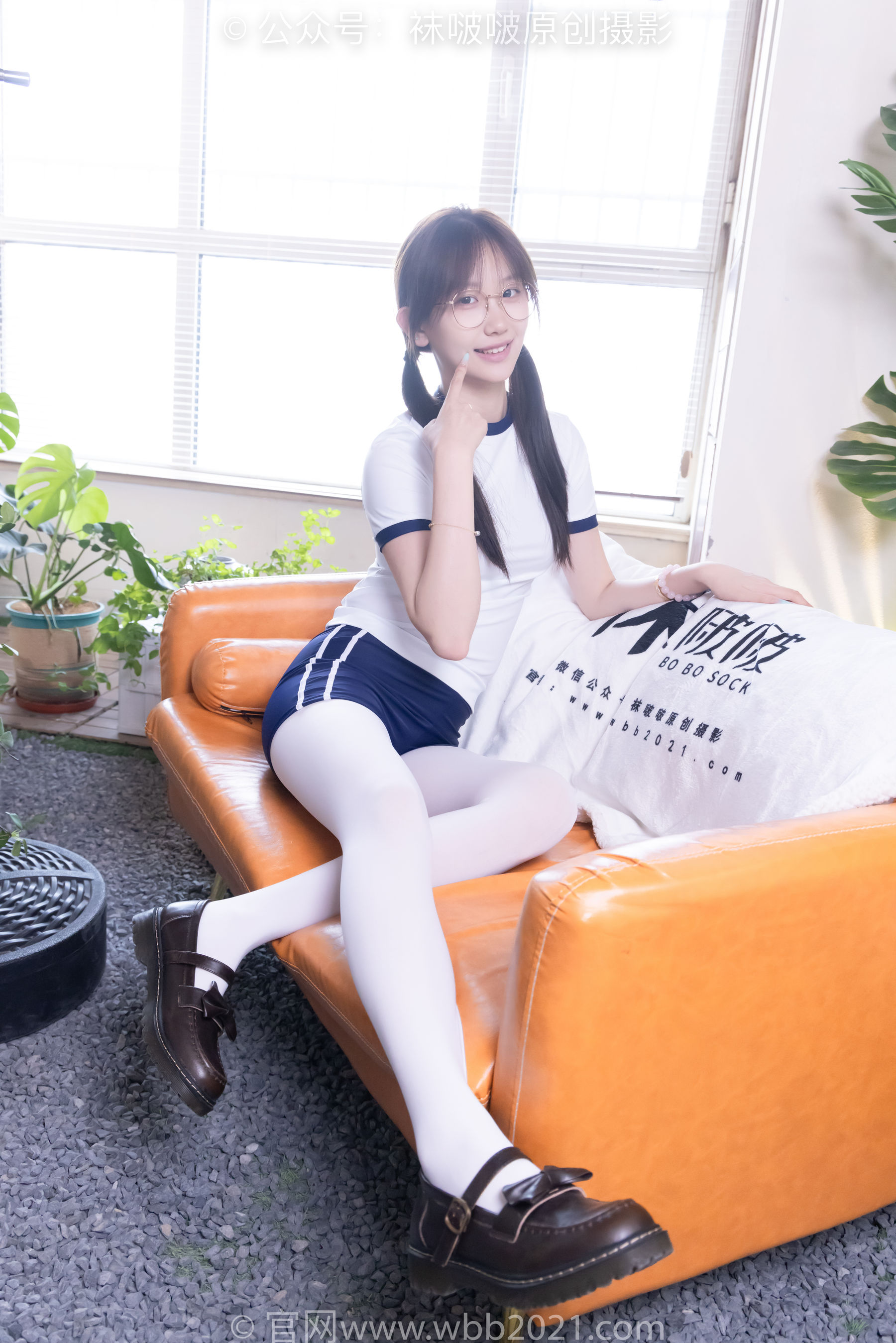 BoBoSocks袜啵啵 No.562 香菜 - 体操服、皮鞋、厚白丝/(145P)