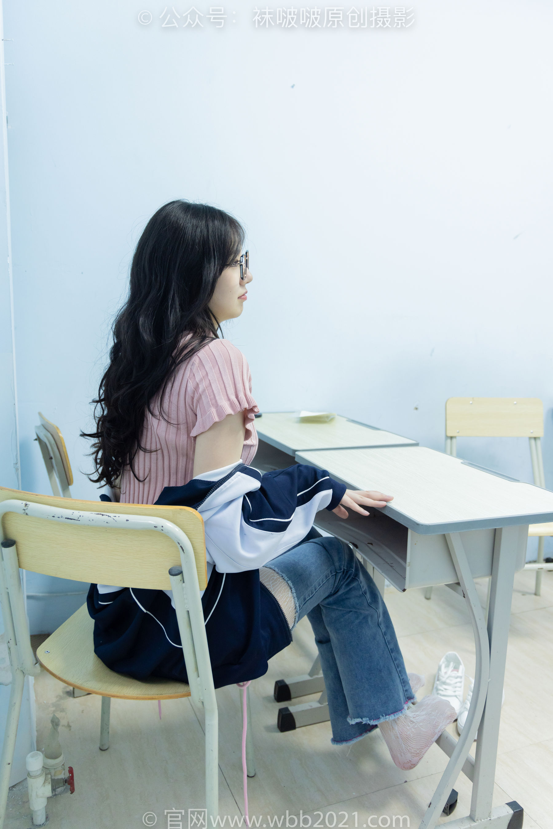 BoBoSocks袜啵啵 No.566 小甜豆 - 高跟鞋、板鞋、白网袜、白蕾丝袜、校服/(146P)