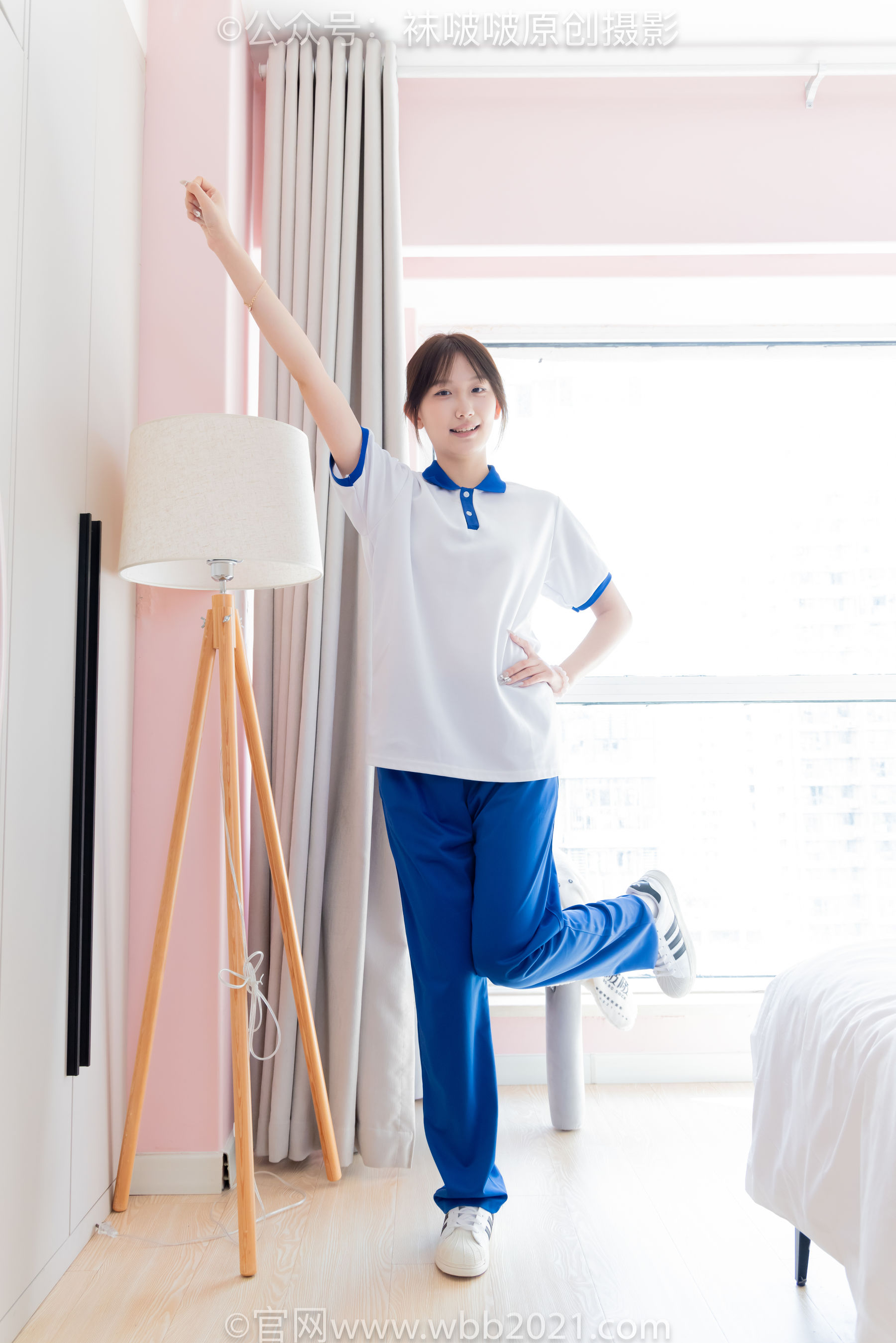 BoBoSocks袜啵啵 No.569 香菜 - 校服、板鞋、白棉袜、薄肉丝/(157P)