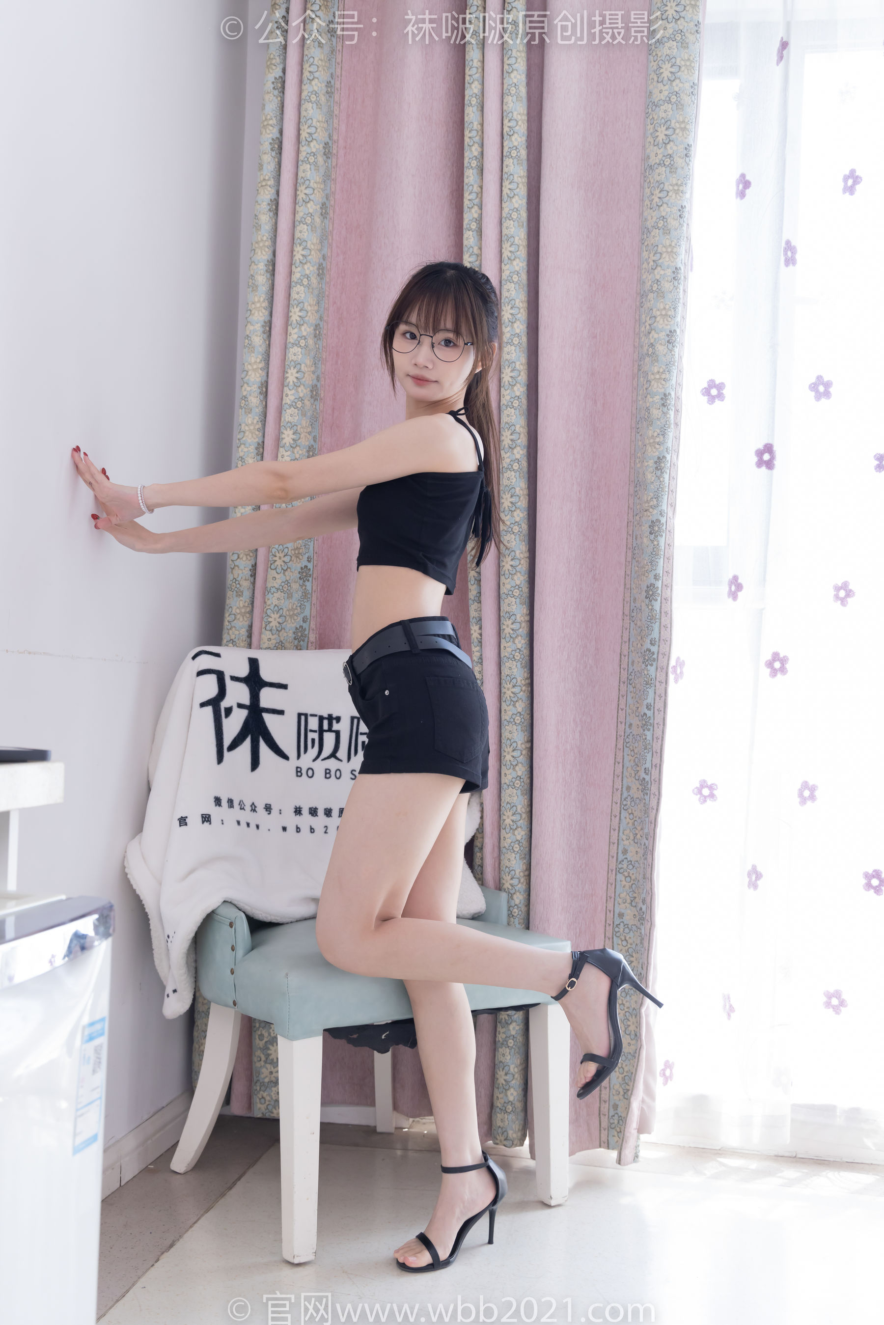 BoBoSocks袜啵啵 No.565 甜甜圈 - 高跟鞋、薄黑丝/(150P)